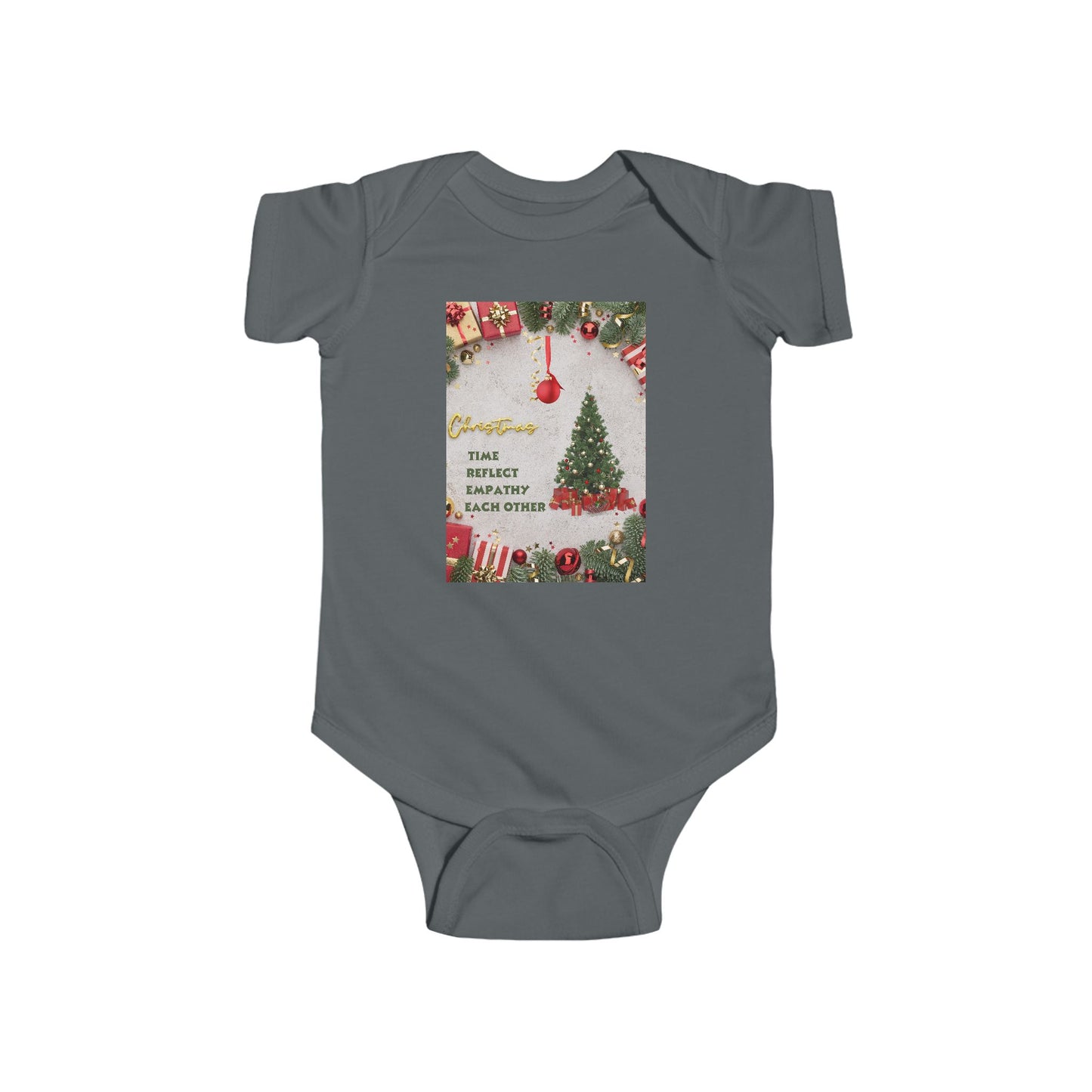 Christmas-Themed Infant Bodysuit, New Baby Gift, Holiday Outfit, New Year, Baby Shower, Cute Baby Clothes