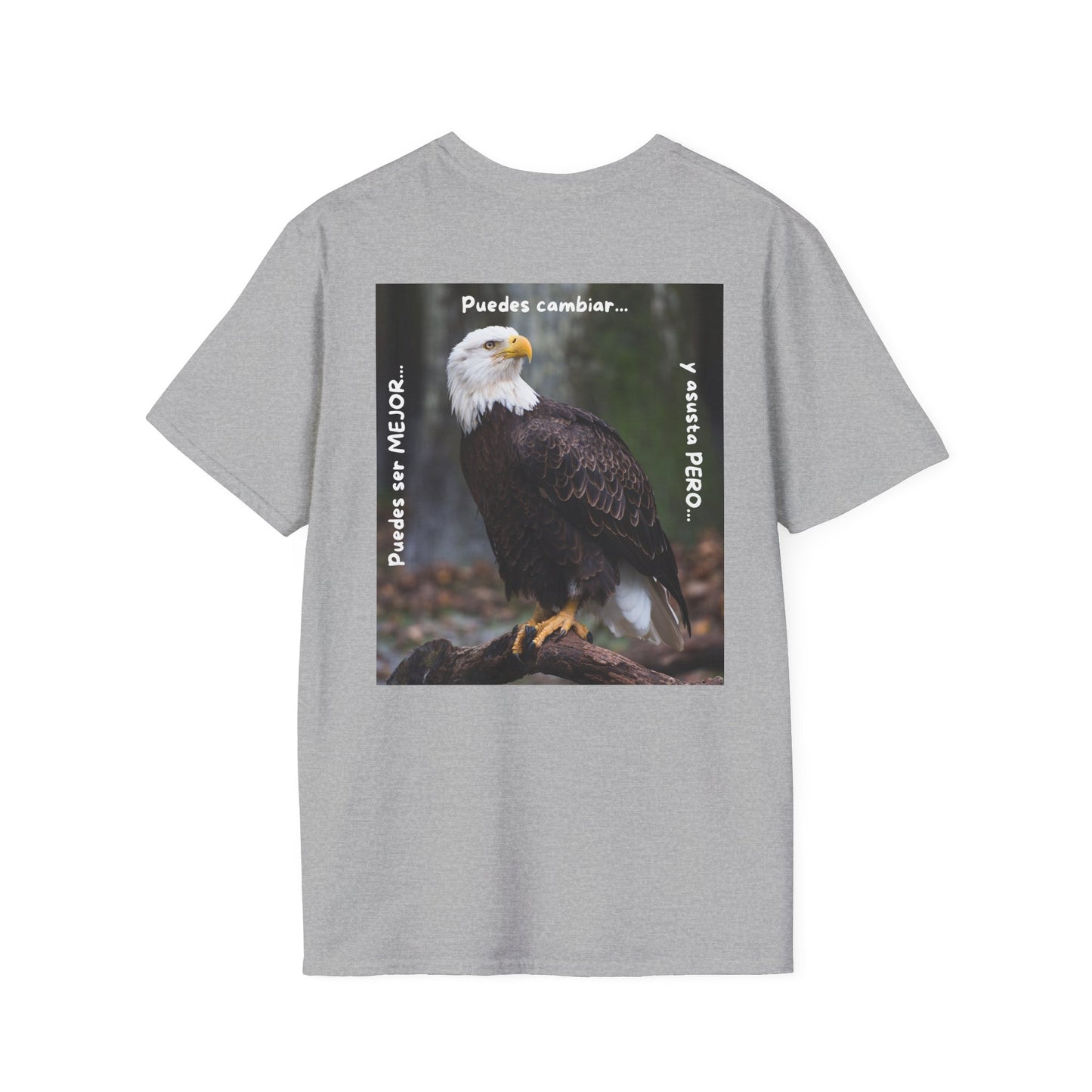 Puedes ser MEJOR Inspirational Eagle T-Shirt, Motivational Aviary Tee, Unisex Graphic Shirt, Perfect Gift for Nature Lovers
