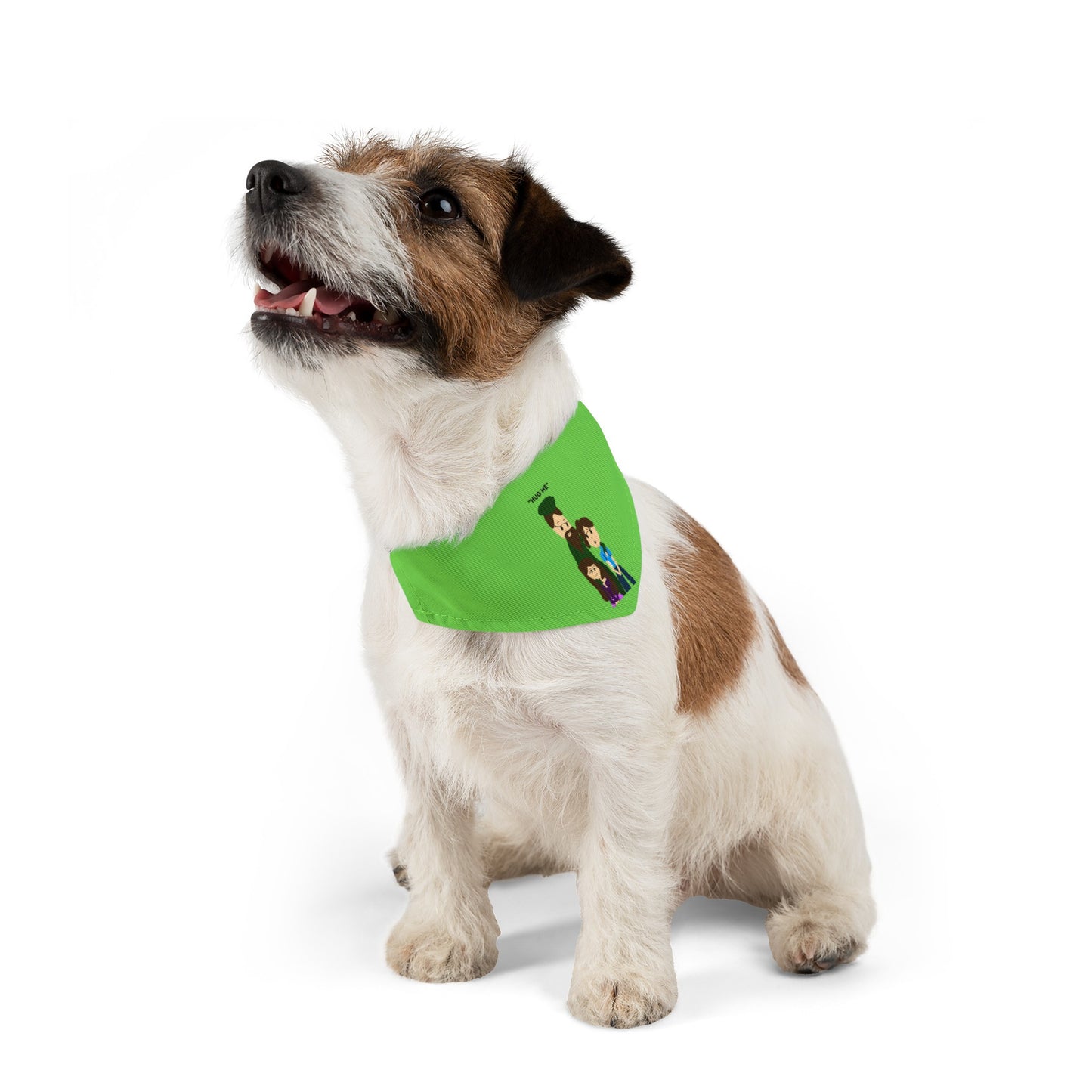 HUG ME ISAAC IDYER ARTS DESINGS Pet Bandana Collar