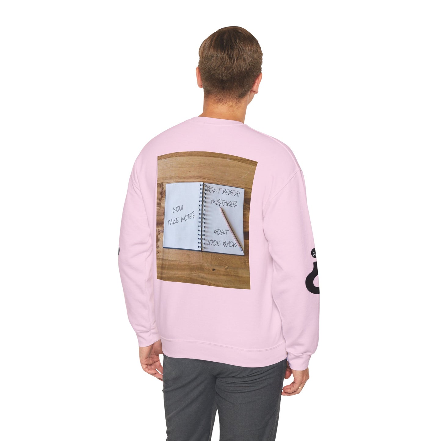 TURN THE PAGE Inspirational Sweatshirt for Note-Takers, Cozy Crewneck, Motivational Gift, Book Lovers, Back-to-School Apparel