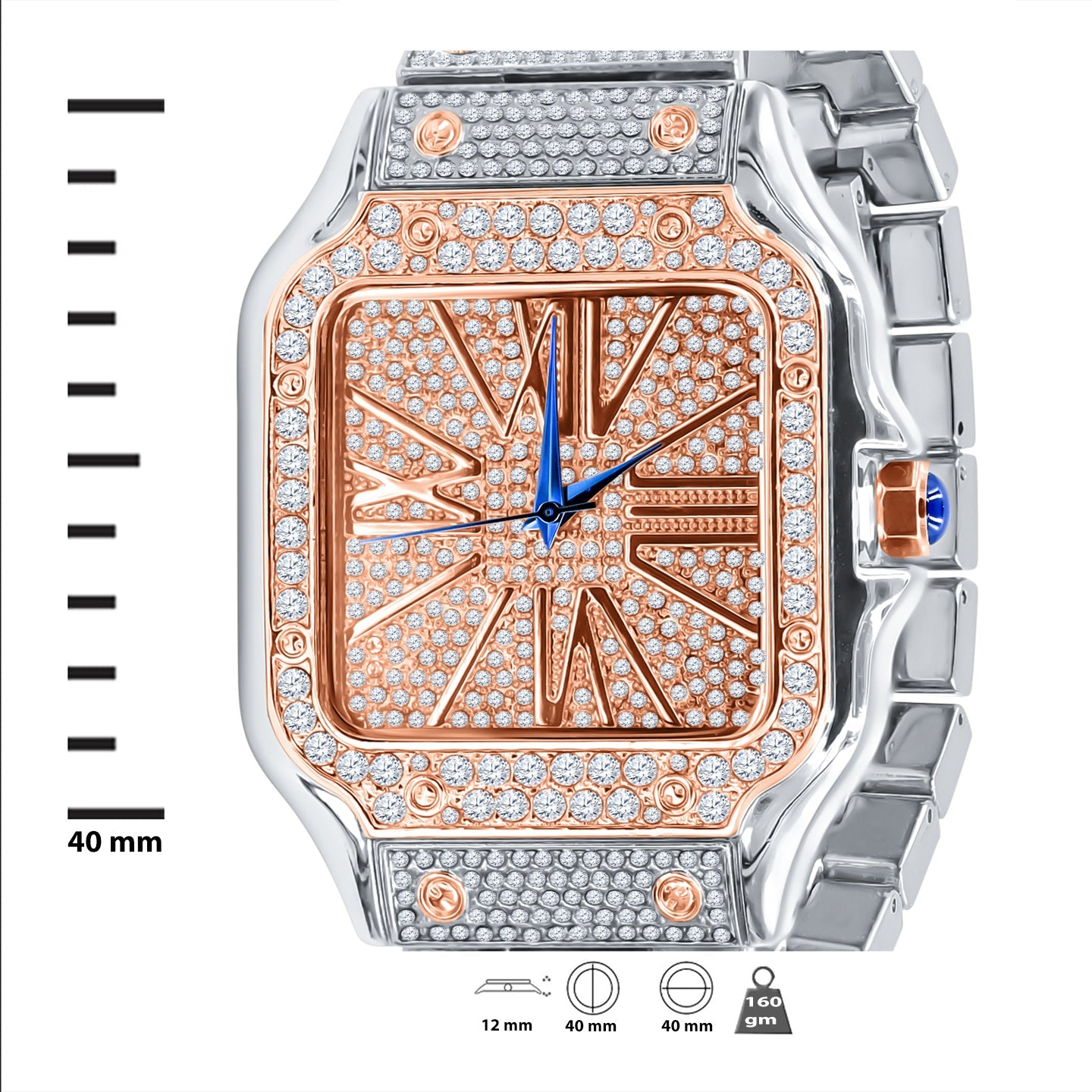STAINLESS STEEL CRYSTAL WATCH SET | 5307418