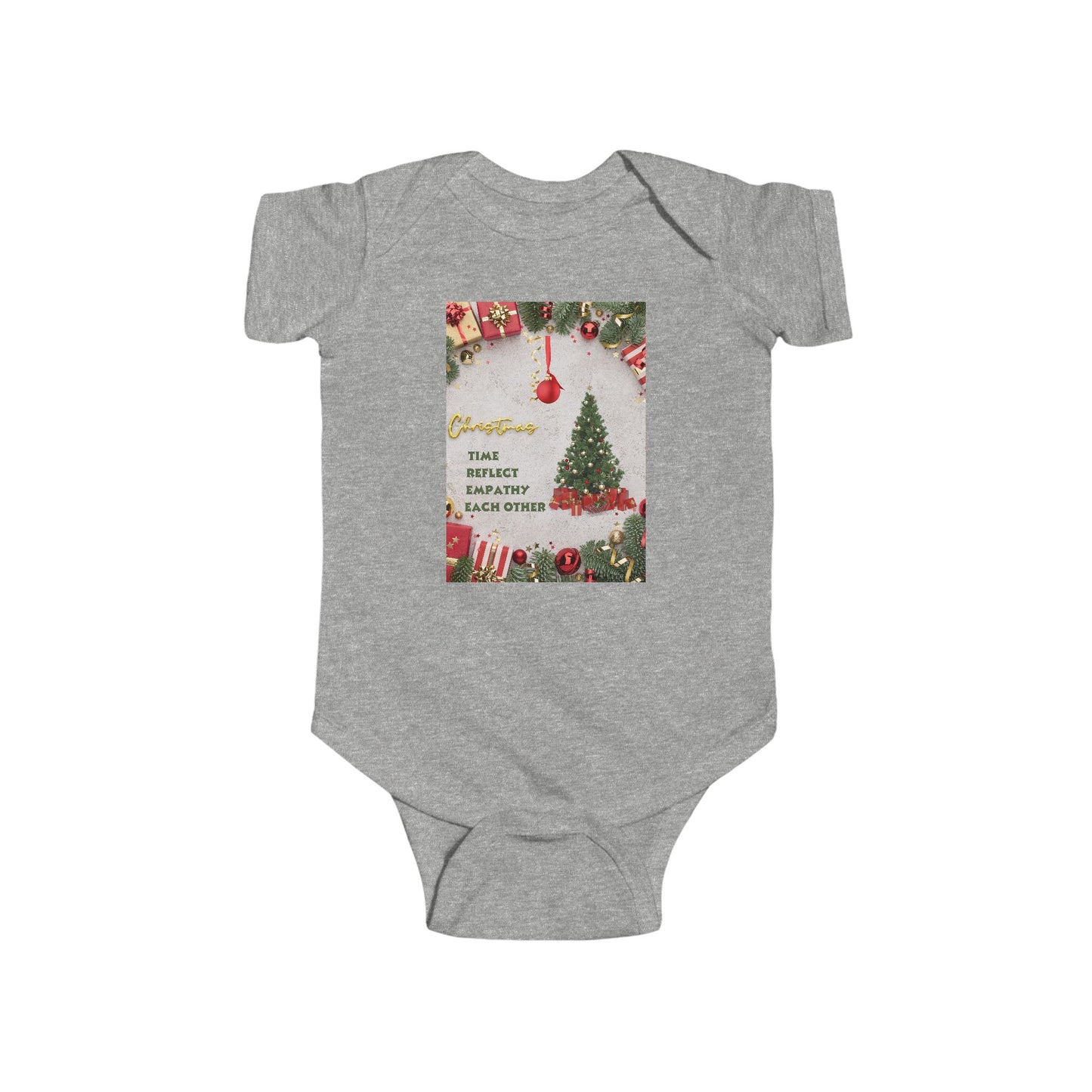 Christmas-Themed Infant Bodysuit, New Baby Gift, Holiday Outfit, New Year, Baby Shower, Cute Baby Clothes