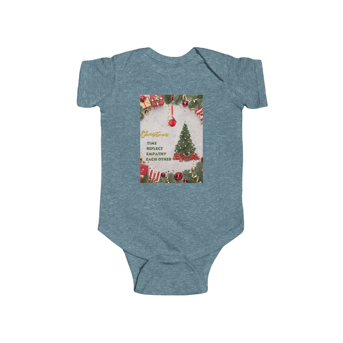 Christmas-Themed Infant Bodysuit, New Baby Gift, Holiday Outfit, New Year, Baby Shower, Cute Baby Clothes