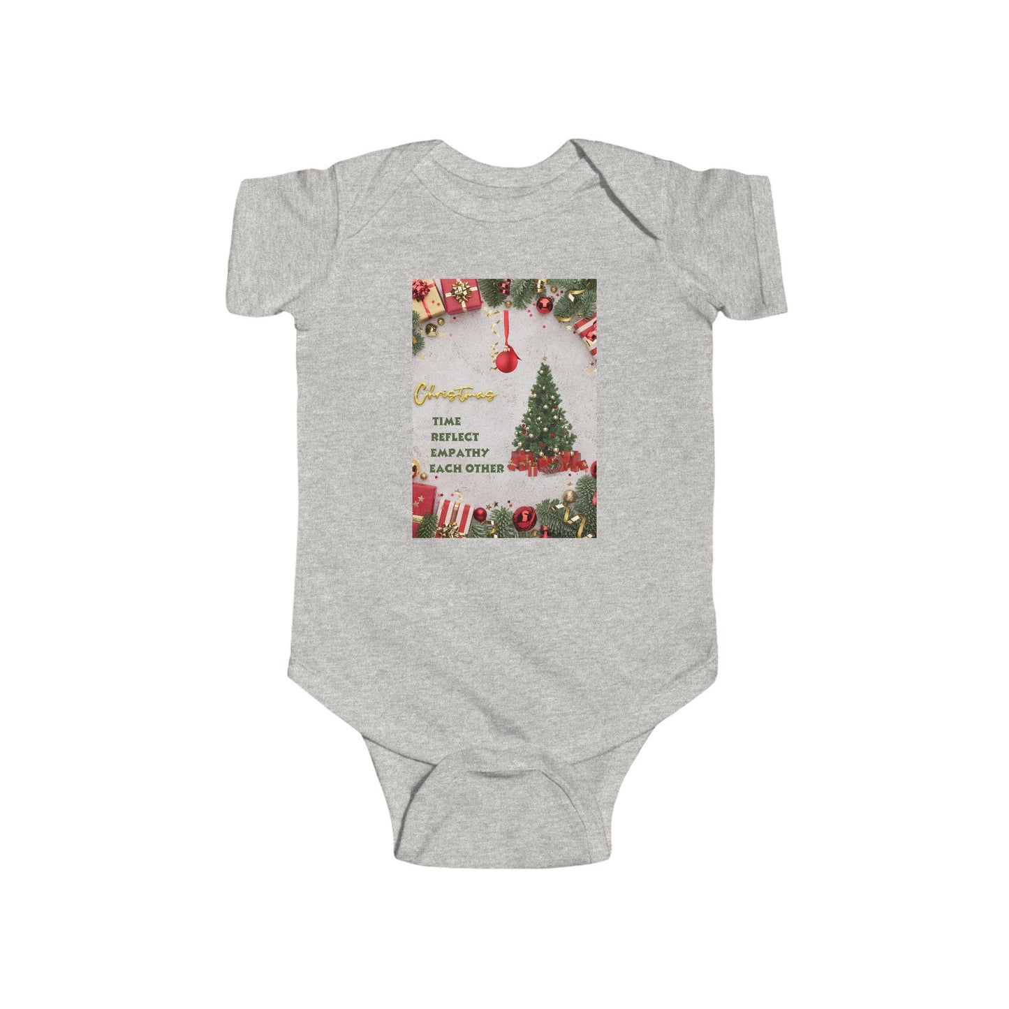 Christmas-Themed Infant Bodysuit, New Baby Gift, Holiday Outfit, New Year, Baby Shower, Cute Baby Clothes