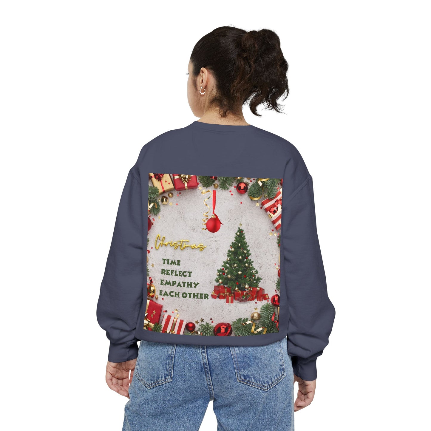 Cozy Holiday Sweatshirt - A New Life, New Hope, New Beginning, Christmas Gift, Unisex Apparel, Festive Wear, Winter Fashion