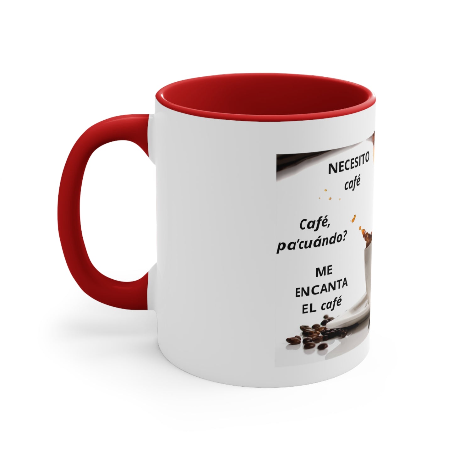 NEW ME IM AMO EL Café Accent Mugs