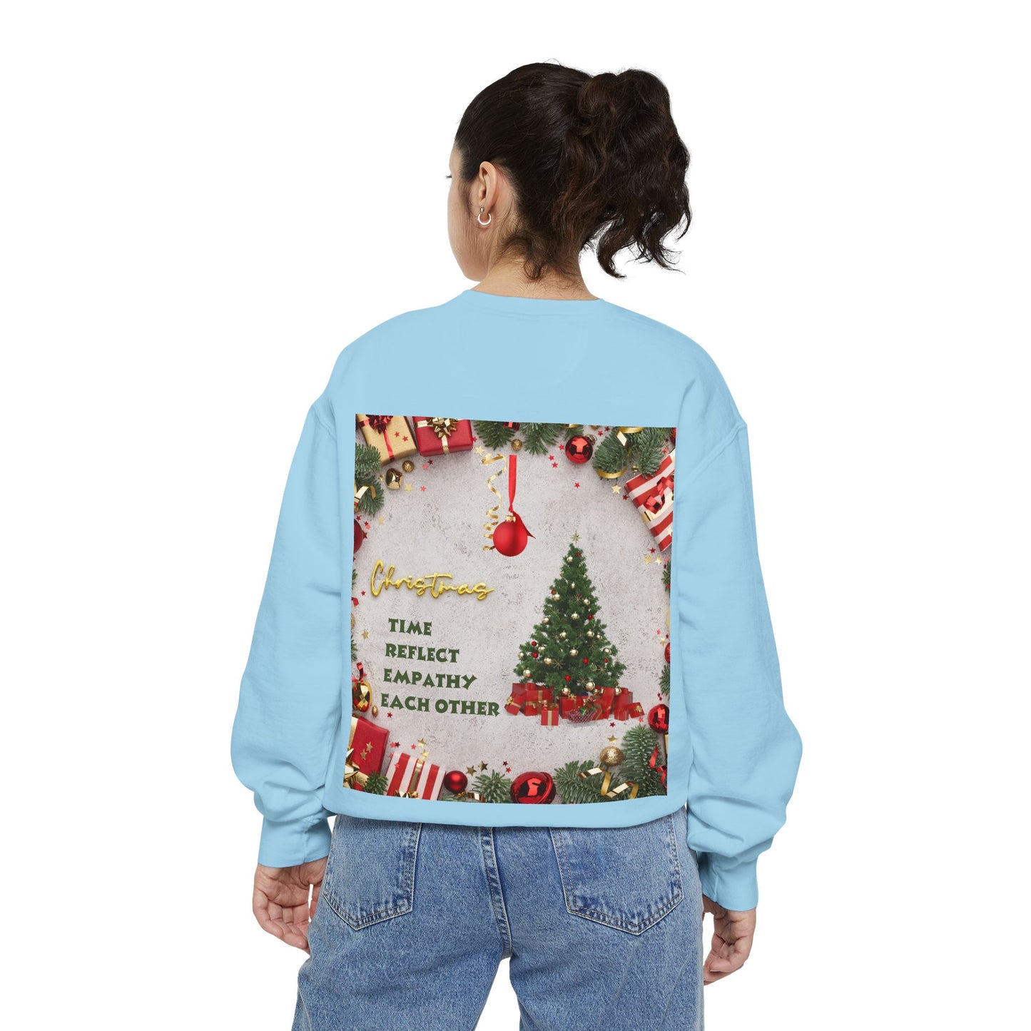 Cozy Holiday Sweatshirt - A New Life, New Hope, New Beginning, Christmas Gift, Unisex Apparel, Festive Wear, Winter Fashion