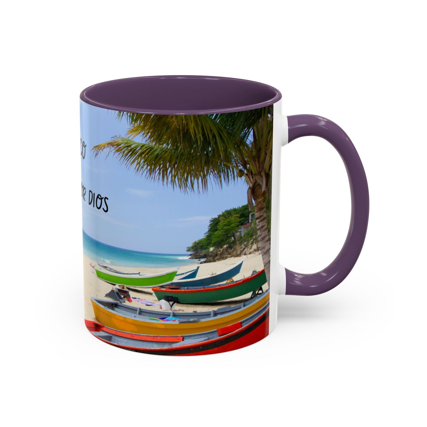 Puerto Rico Accent Coffee Mug - Tropical Beach Vibes, Travel Gift, Summer Decor, Coffee Lover's Cup, Unique Mug for Her