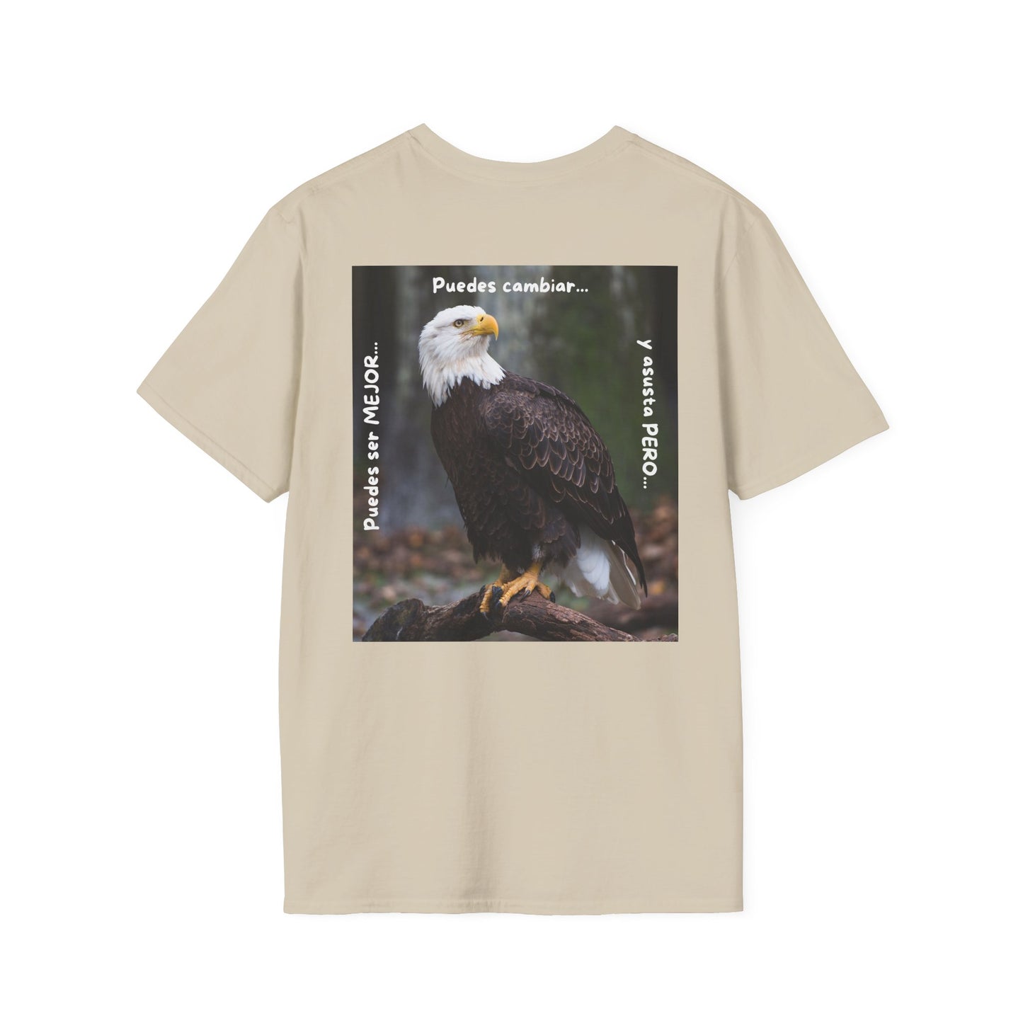 Puedes ser MEJOR Inspirational Eagle T-Shirt, Motivational Aviary Tee, Unisex Graphic Shirt, Perfect Gift for Nature Lovers