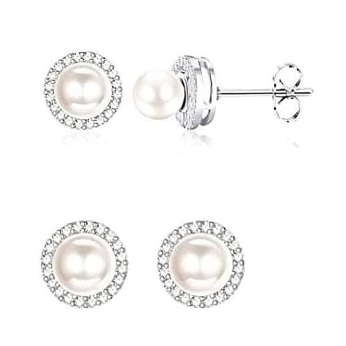 Shimmering Stimulate Pearl Bold Stud earrings