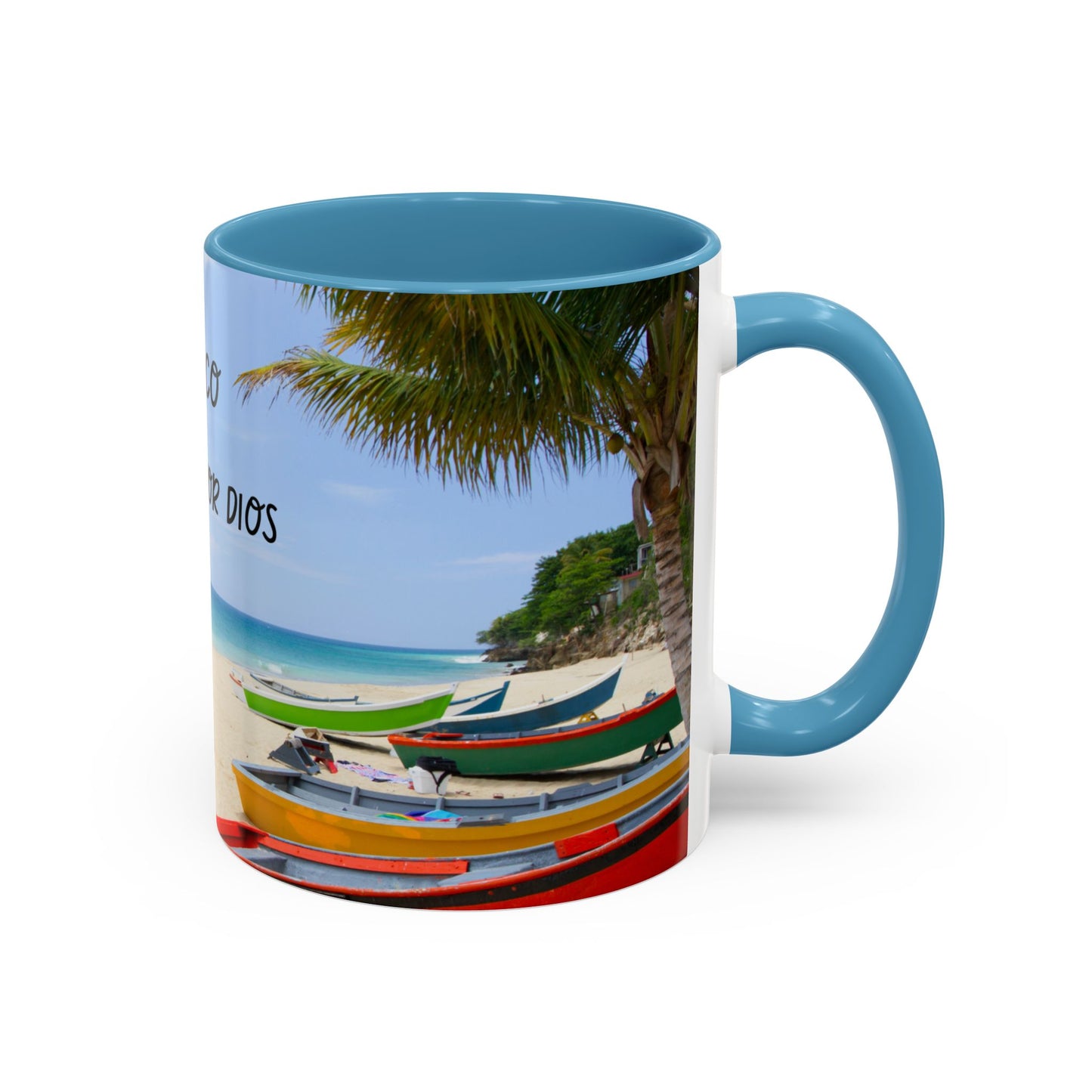 Puerto Rico Accent Coffee Mug - Tropical Beach Vibes, Travel Gift, Summer Decor, Coffee Lover's Cup, Unique Mug for Her