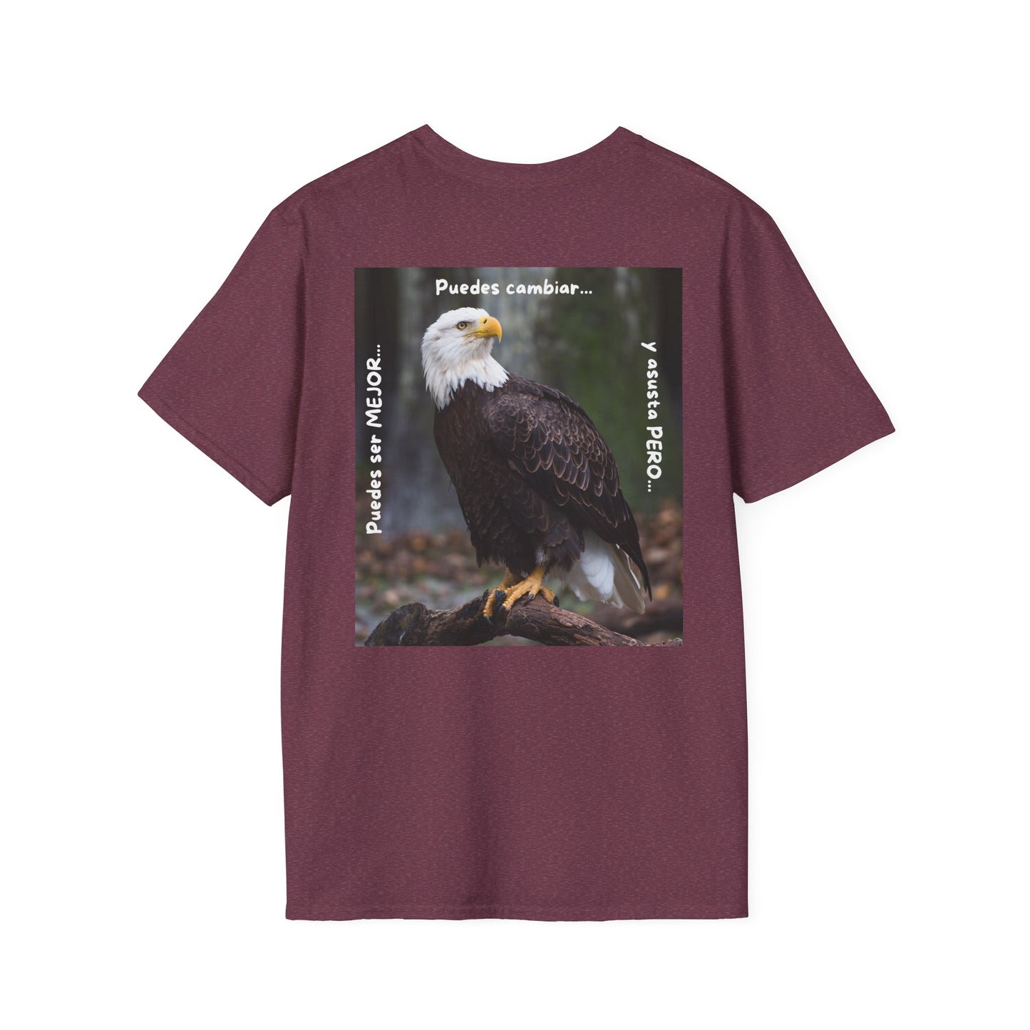 Puedes ser MEJOR Inspirational Eagle T-Shirt, Motivational Aviary Tee, Unisex Graphic Shirt, Perfect Gift for Nature Lovers