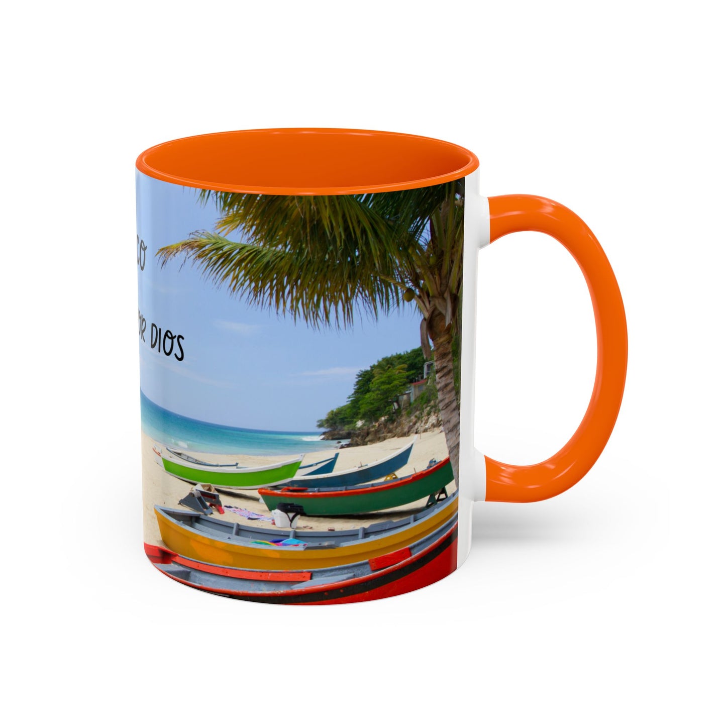 Puerto Rico Accent Coffee Mug - Tropical Beach Vibes, Travel Gift, Summer Decor, Coffee Lover's Cup, Unique Mug for Her