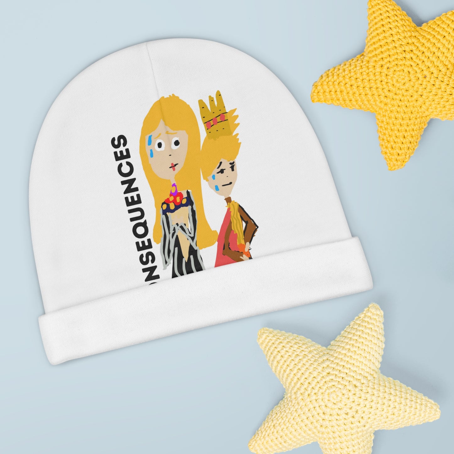 CONSEQUENCES ISAAC IDYER ARTS DESINGS Baby Beanie (AOP)