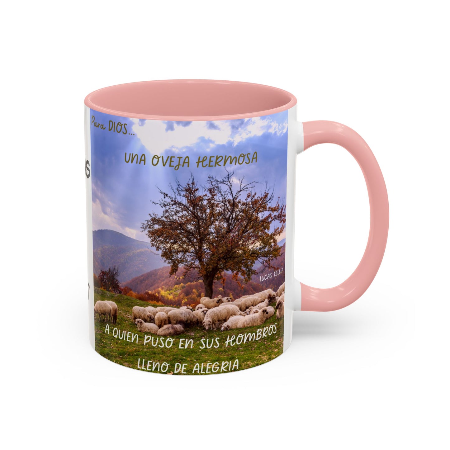 OVEJA NEGRA Personalized Accent Coffee Mug for Sheep Lovers, Custom Birthday Gift, Rustic Farmhouse Decor, Animal Mug, Unique Gift Idea