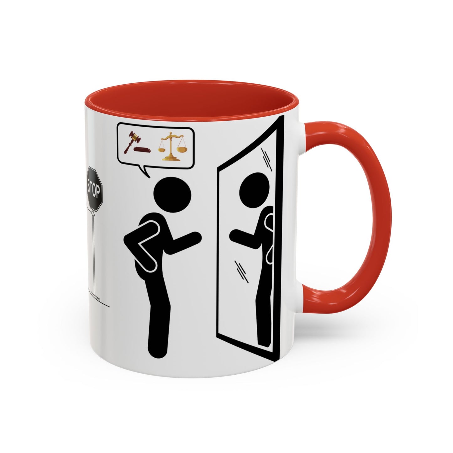 Judging Coffee Mug - 11 & 15oz Ceramic Drinkware for Funny Gift, Home Decor, Office Use, Tea Lovers, Unique Present