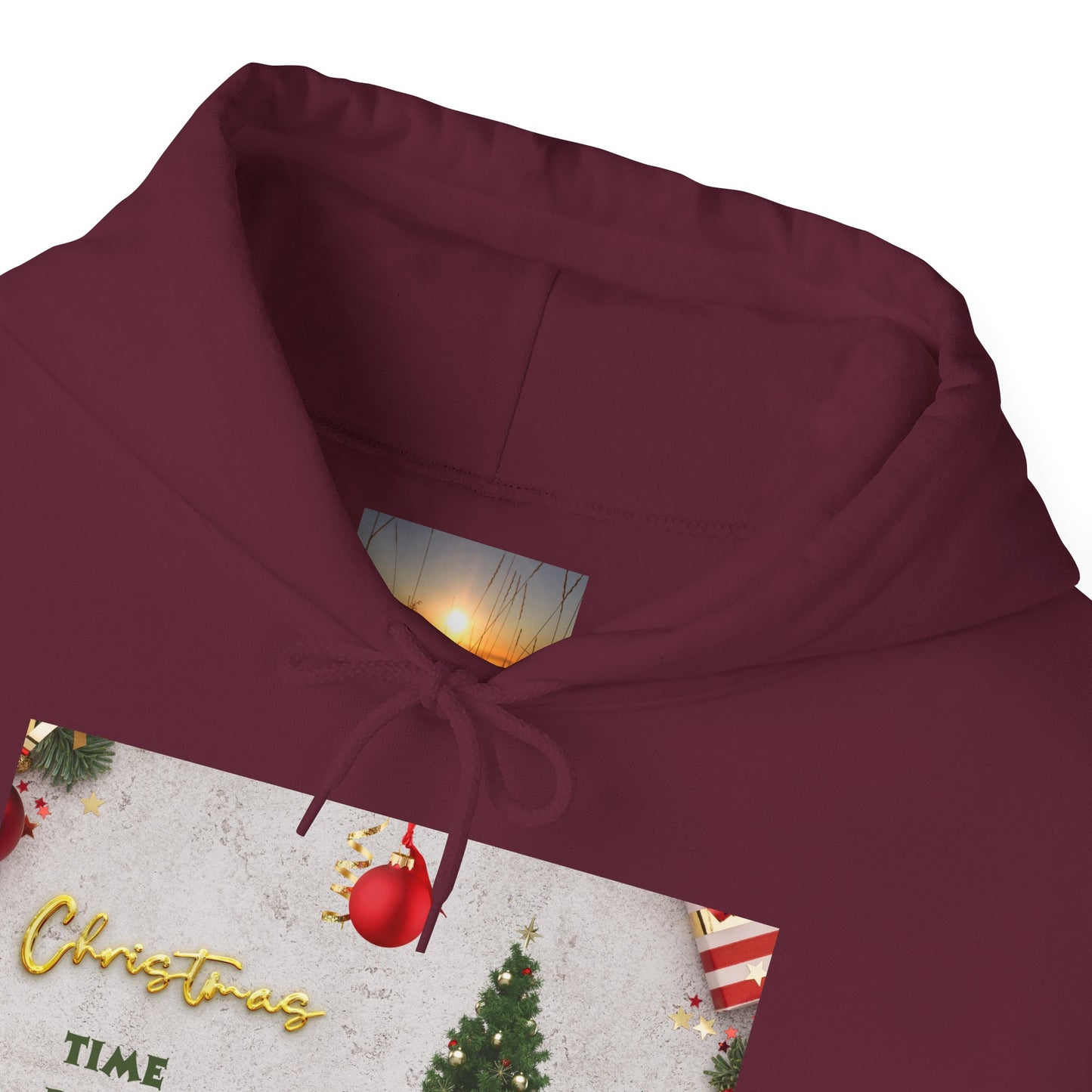 Christmas Vibe Hoodie, Festive Sweatshirt for Holiday Celebrations, Cozy Gift for Friends and Family, Unisex Winter Wear, Reflect Empathy