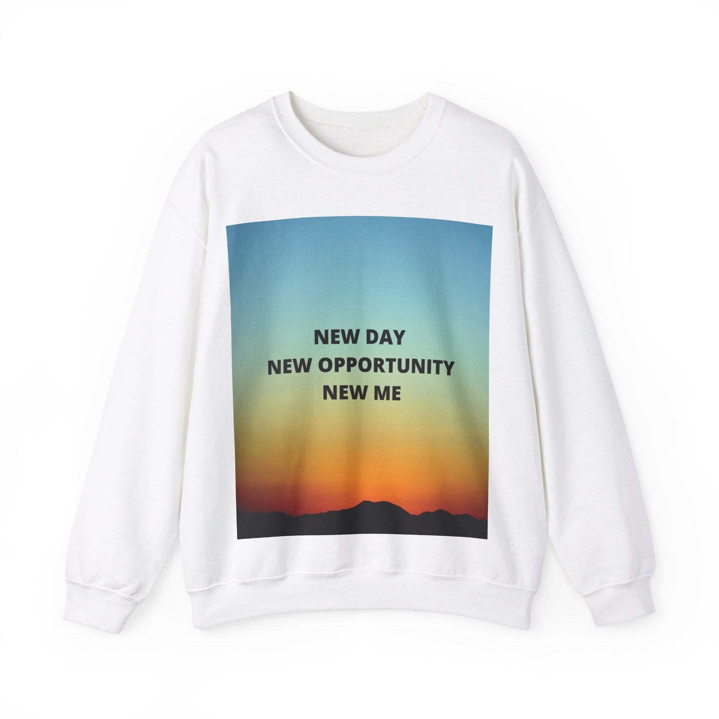 NEW DAY NEW OPPORTUNITY NEW ME Unisex Heavy Blend™ Crewneck Sweatshirt
