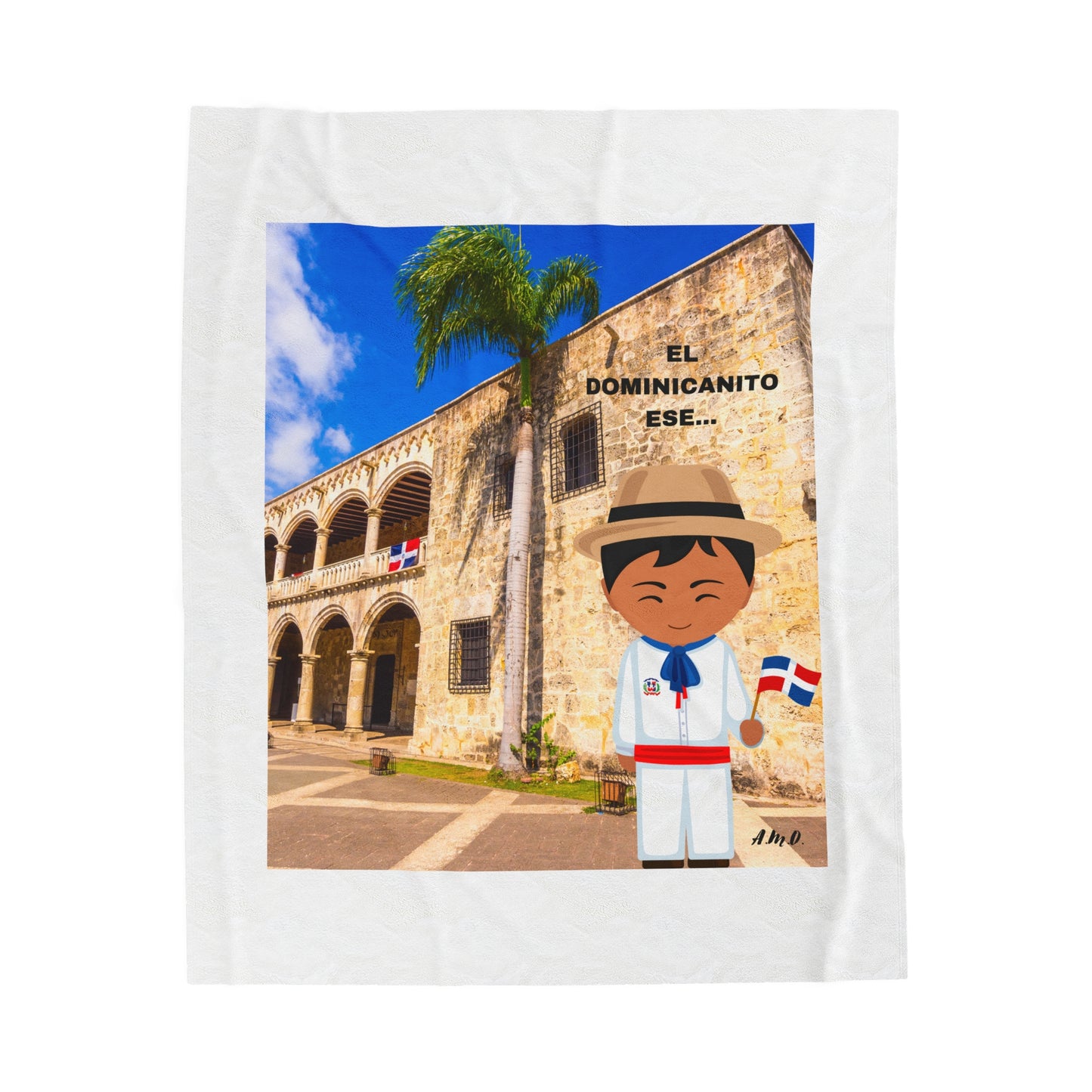 EL DOMINICANITO ESE Velveteen Plush Blanket