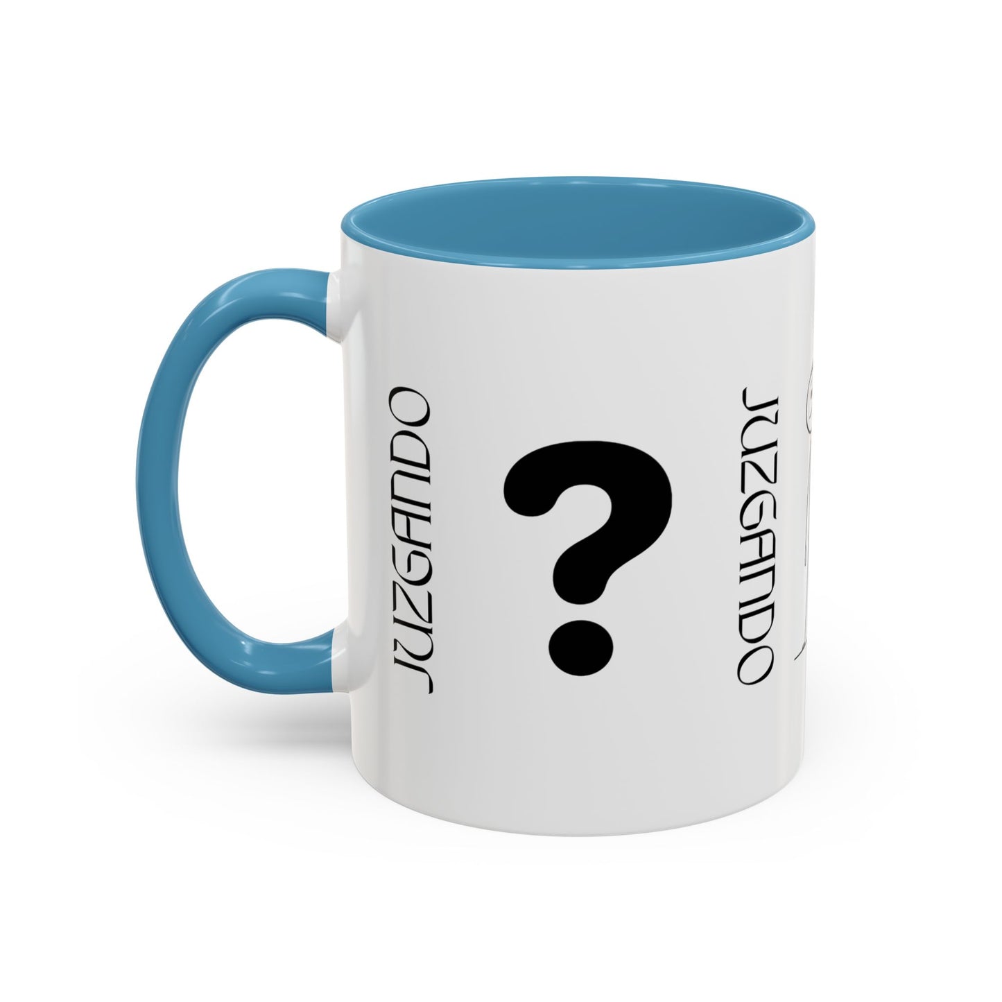 JUZGANDO Coffee Mug for Everyday Laughs, Funny Gift for Coffee Lovers, Quirky Office Mug, Unique Holiday Gift, Playful Drinkware