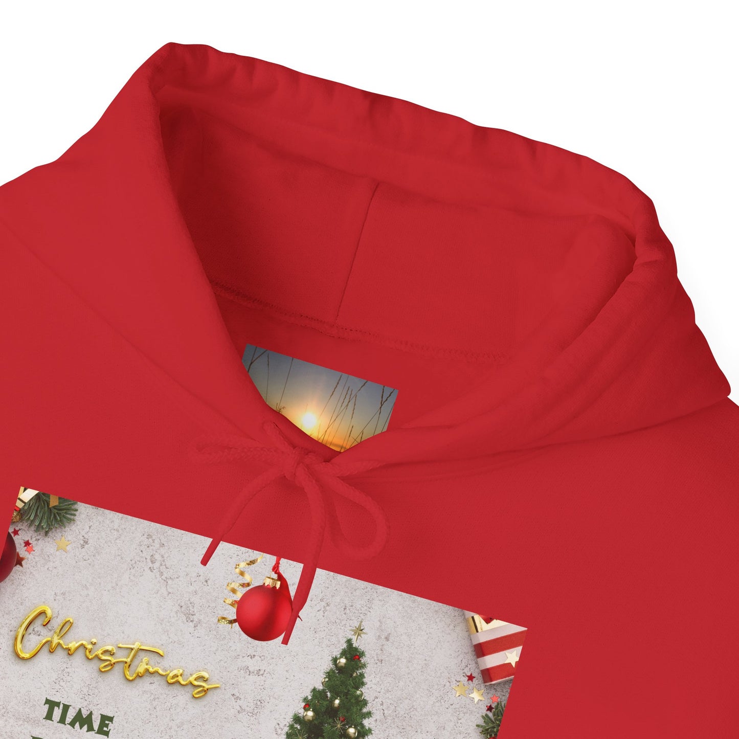 Christmas Vibe Hoodie, Festive Sweatshirt for Holiday Celebrations, Cozy Gift for Friends and Family, Unisex Winter Wear, Reflect Empathy