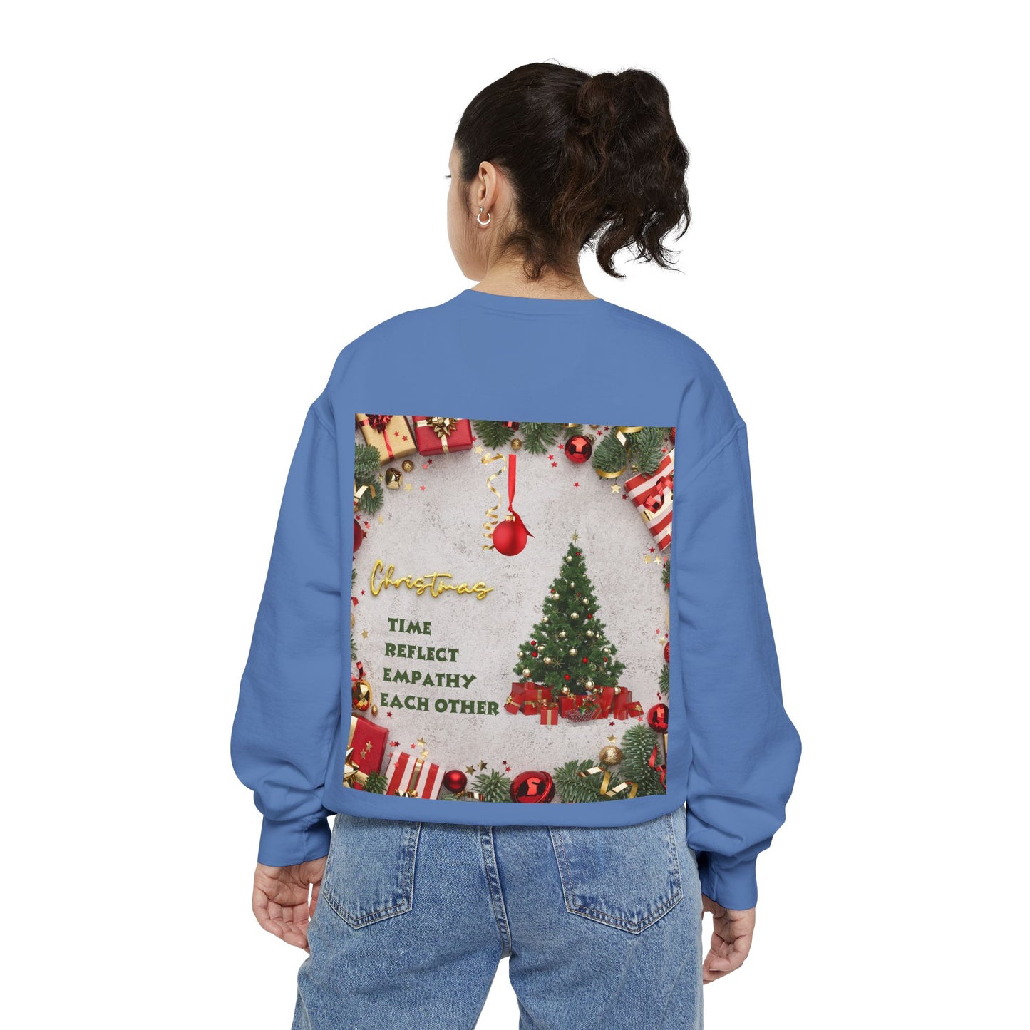 Cozy Holiday Sweatshirt - A New Life, New Hope, New Beginning, Christmas Gift, Unisex Apparel, Festive Wear, Winter Fashion
