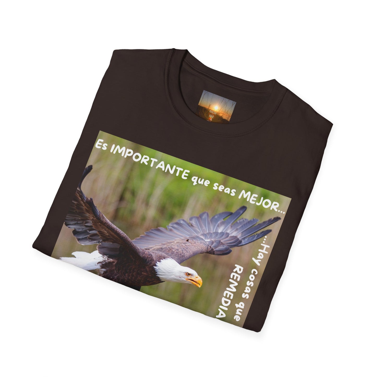 Puedes ser MEJOR Inspirational Eagle T-Shirt, Motivational Aviary Tee, Unisex Graphic Shirt, Perfect Gift for Nature Lovers