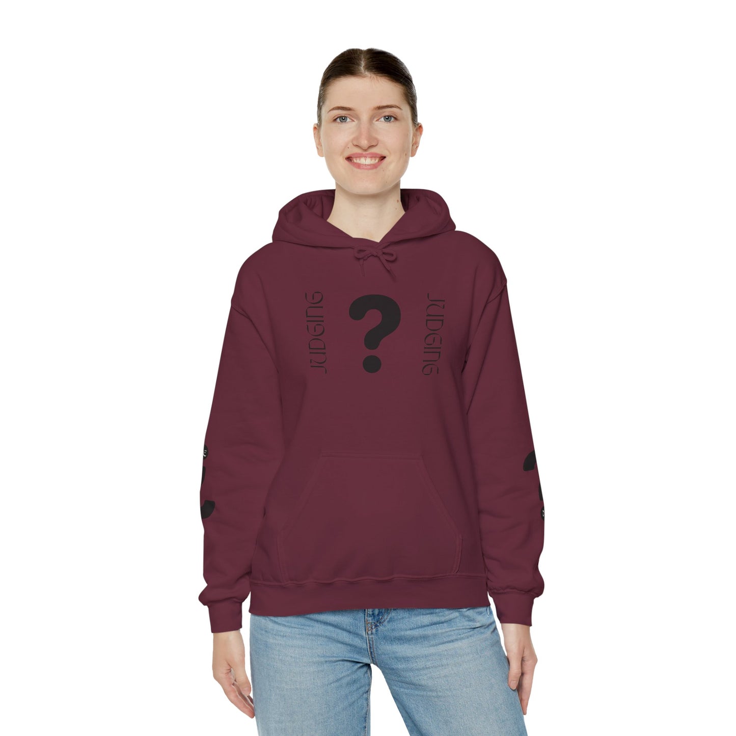 JUDGING Hooded Sweatshirt - Casual, Versatile, Perfect Gift for All Occasions, Cozy Unisex Hoodie, Unique Streetwear