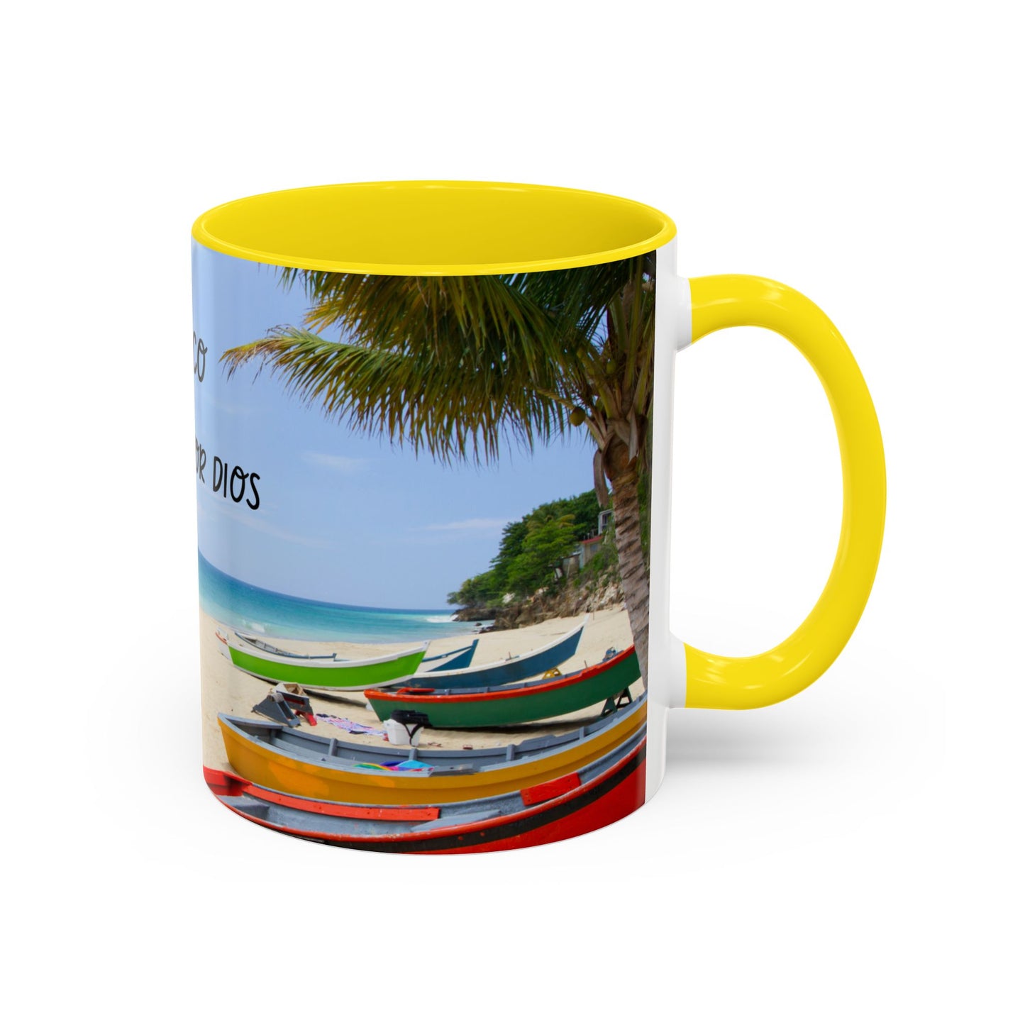 Puerto Rico Accent Coffee Mug - Tropical Beach Vibes, Travel Gift, Summer Decor, Coffee Lover's Cup, Unique Mug for Her