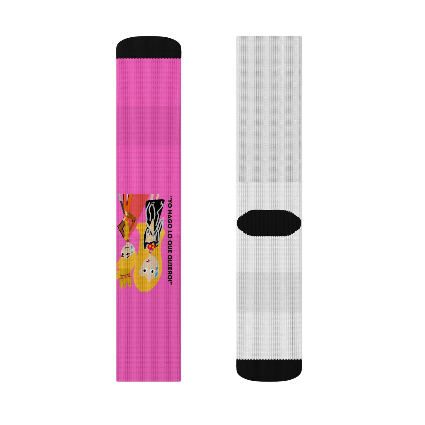 YO HAGO LO QUE QUIERO ISAAC IDYER ARTS DESINGS Sublimation Socks
