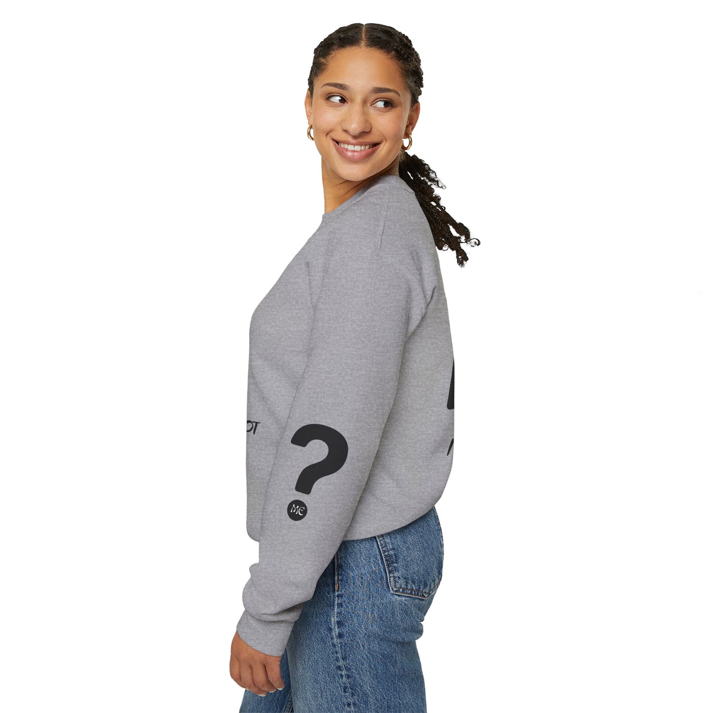SHHH! SILENCE Unisex Humor Crewneck Sweatshirt: Funny Silence Design, Perfect for Gifting, Casual Wear, Birthday, Holidays, Conversation Starter