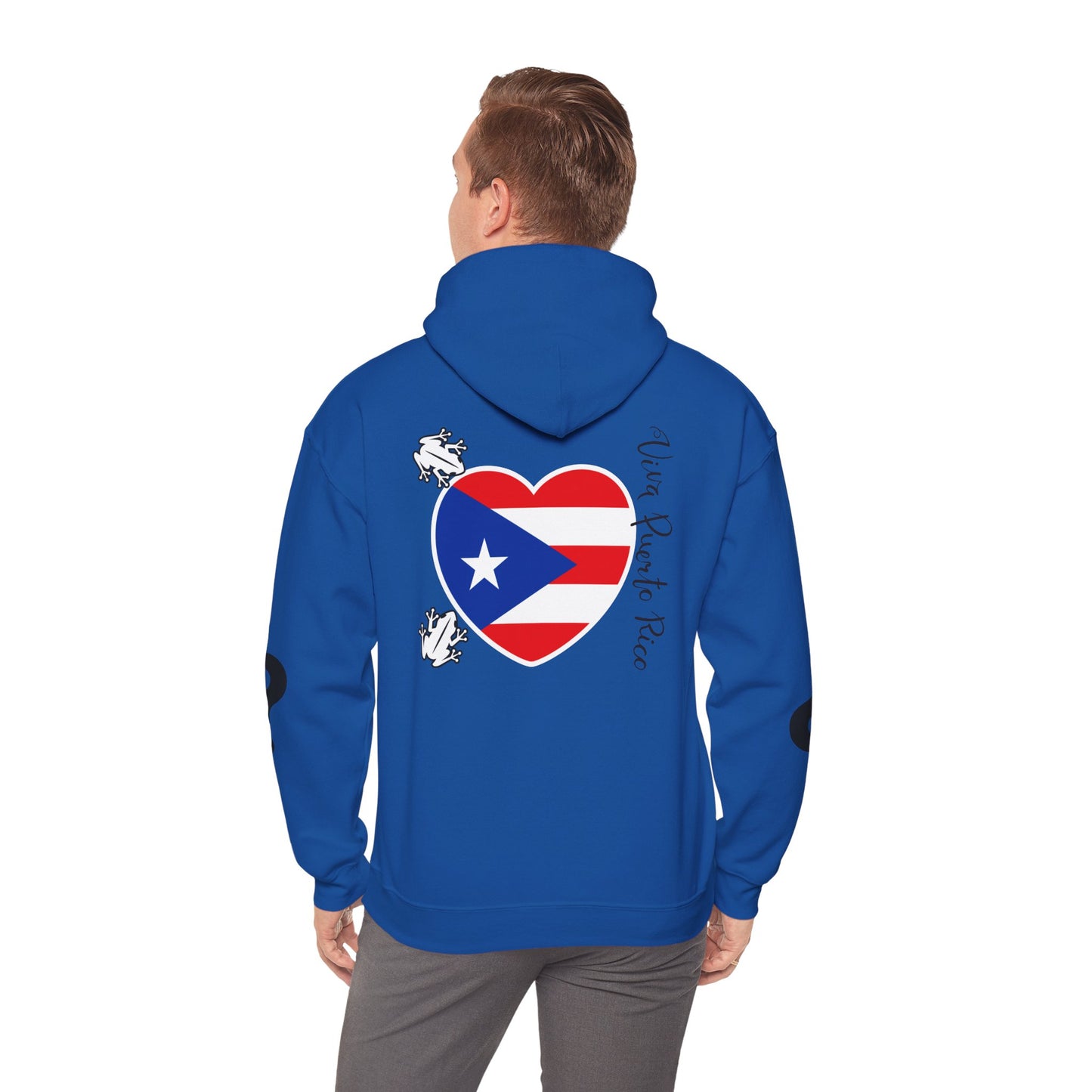 Puerto Rico Love Hooded Sweatshirt, Beach Vibes Sweatshirt, Unisex Vacation Hoodie, Island Life Apparel, Tropical Gift for Travelers