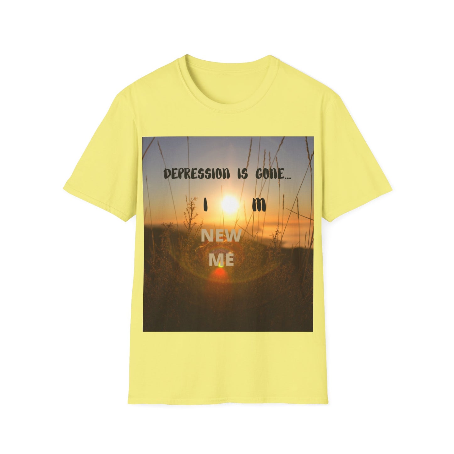 DEPRESSION IS GONE Unisex Softstyle T-Shirt