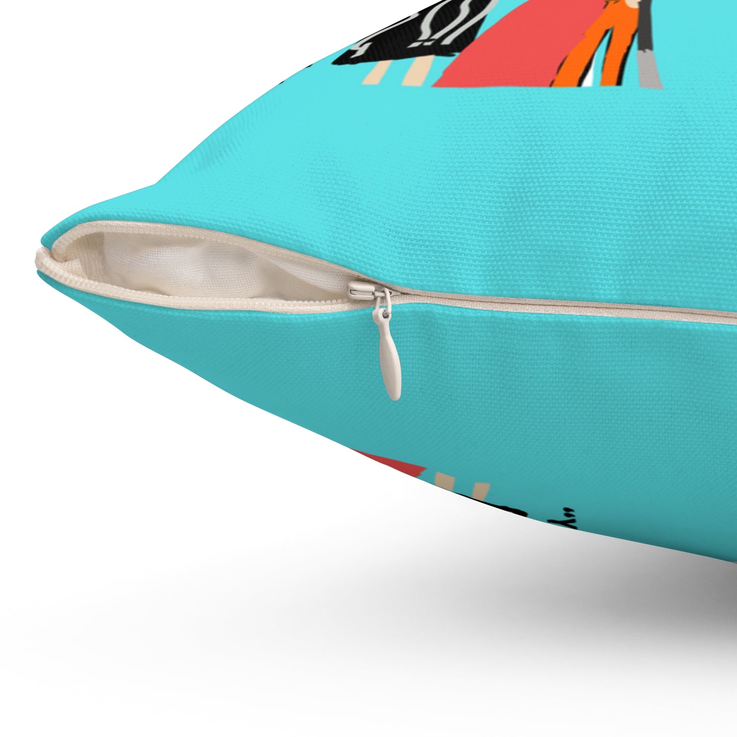YO HAGO LO QUE QUIERO ISAAC IDYER ARTS DESINGS Spun Polyester Square Pillow