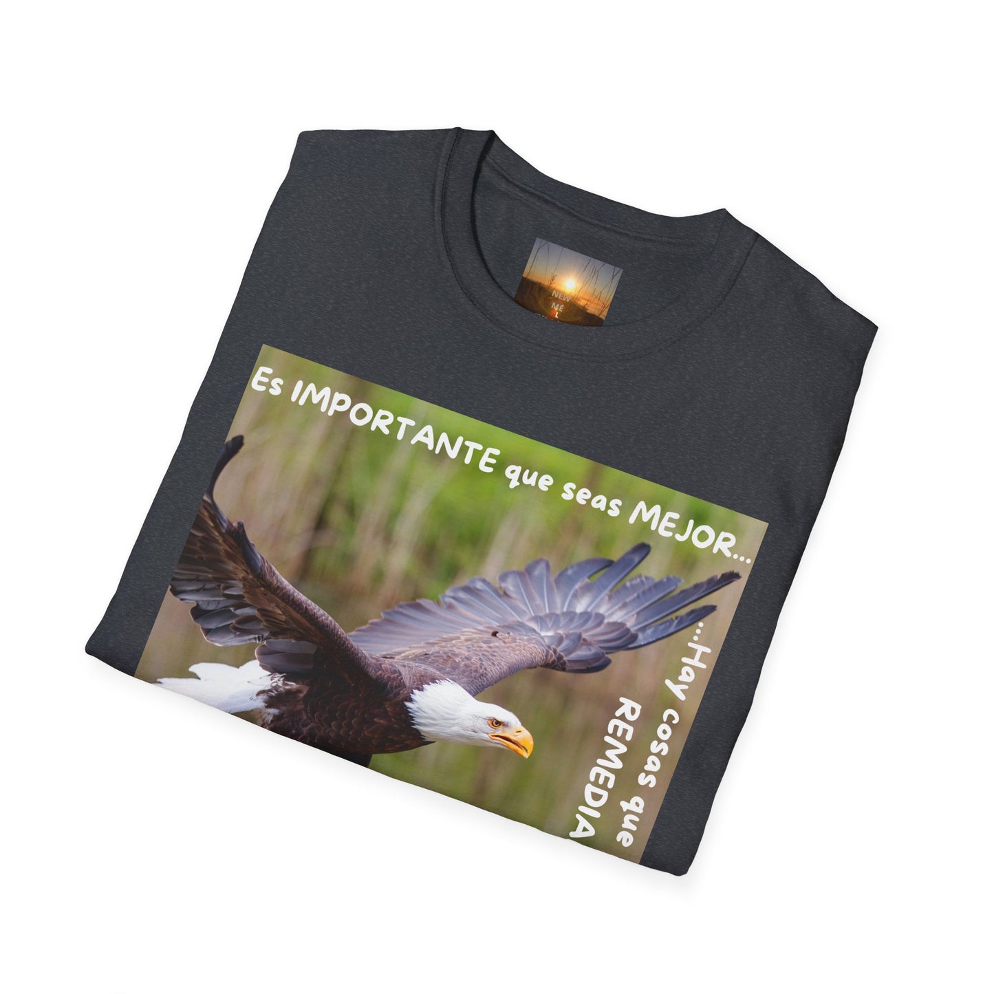 Puedes ser MEJOR Inspirational Eagle T-Shirt, Motivational Aviary Tee, Unisex Graphic Shirt, Perfect Gift for Nature Lovers