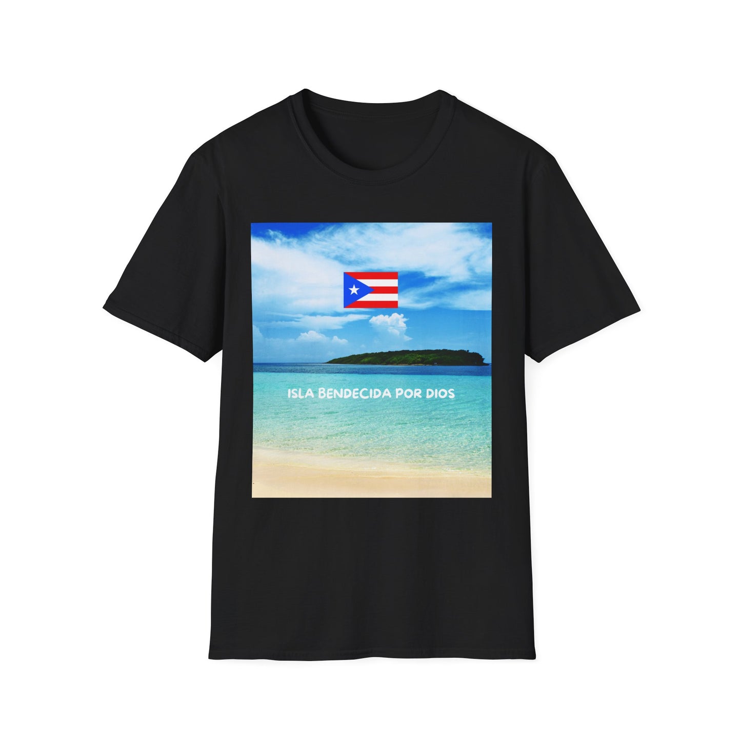 Puerto Rico Pride T-Shirt, Beach Vacation Tee, Unisex Graphic Shirt, Lighthouse Design, Caribbean Summer Wear