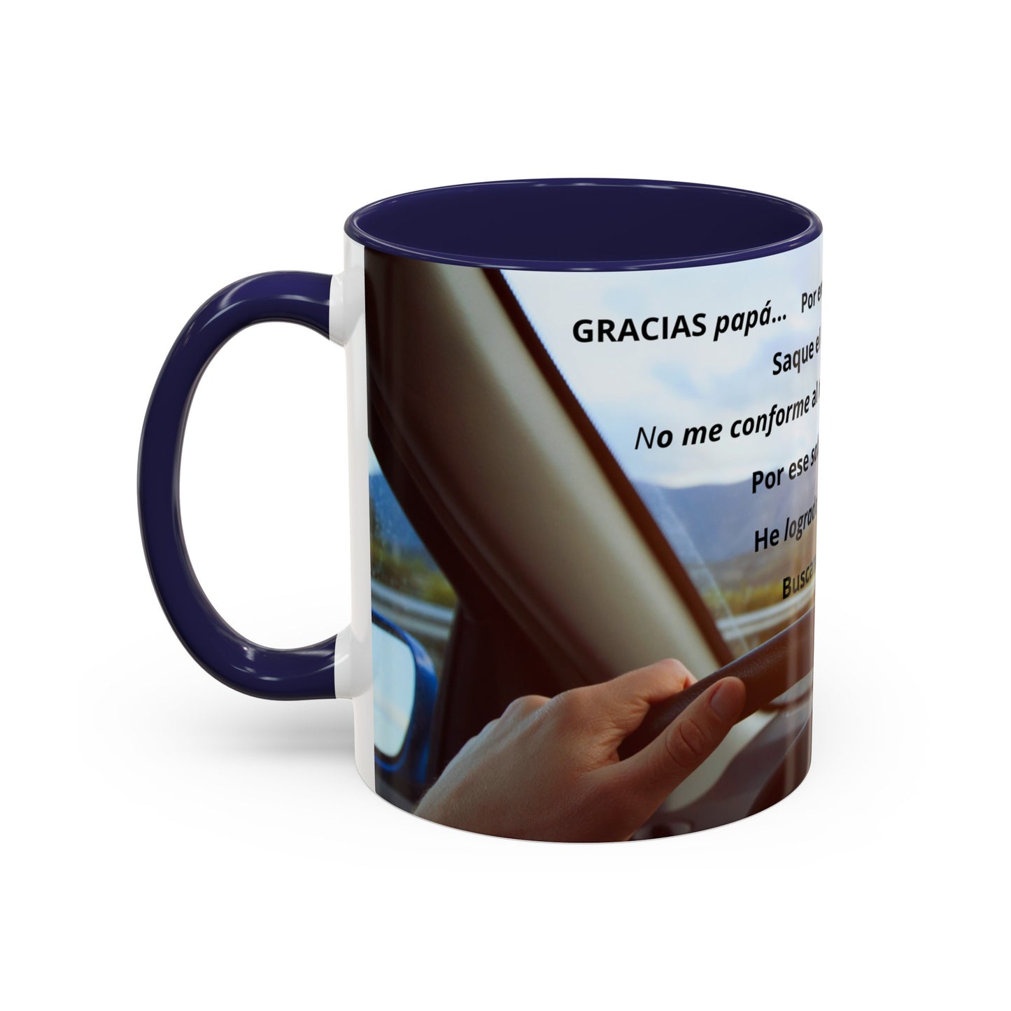 Gracias papá Accent Coffee Mug (11, 15oz)