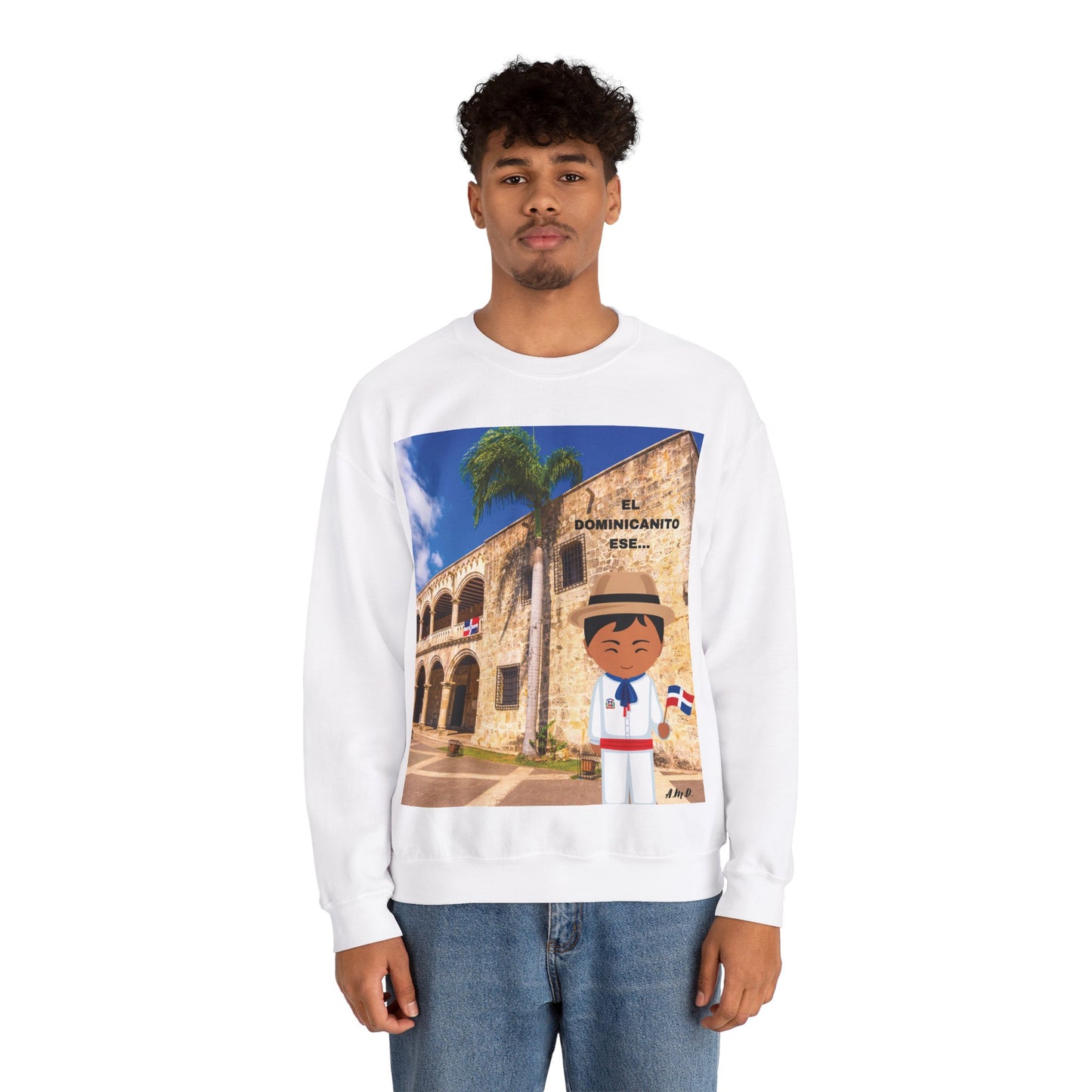EL DOMINICANITO ESE Unisex Heavy Blend™ Crewneck Sweatshirt