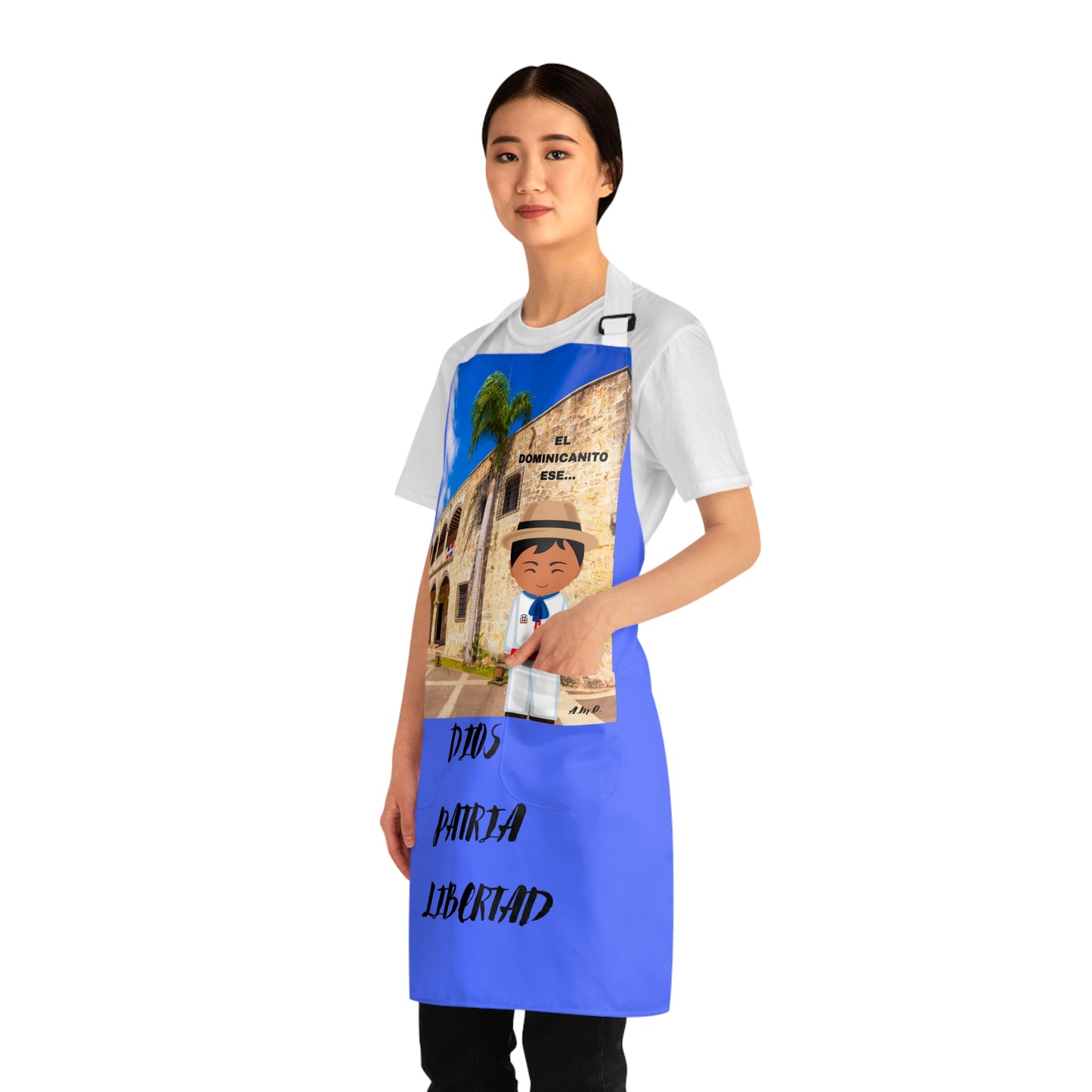 DIOS PATRIA LIBERTAD EL DOMINICANITO ESE Apron (AOP)