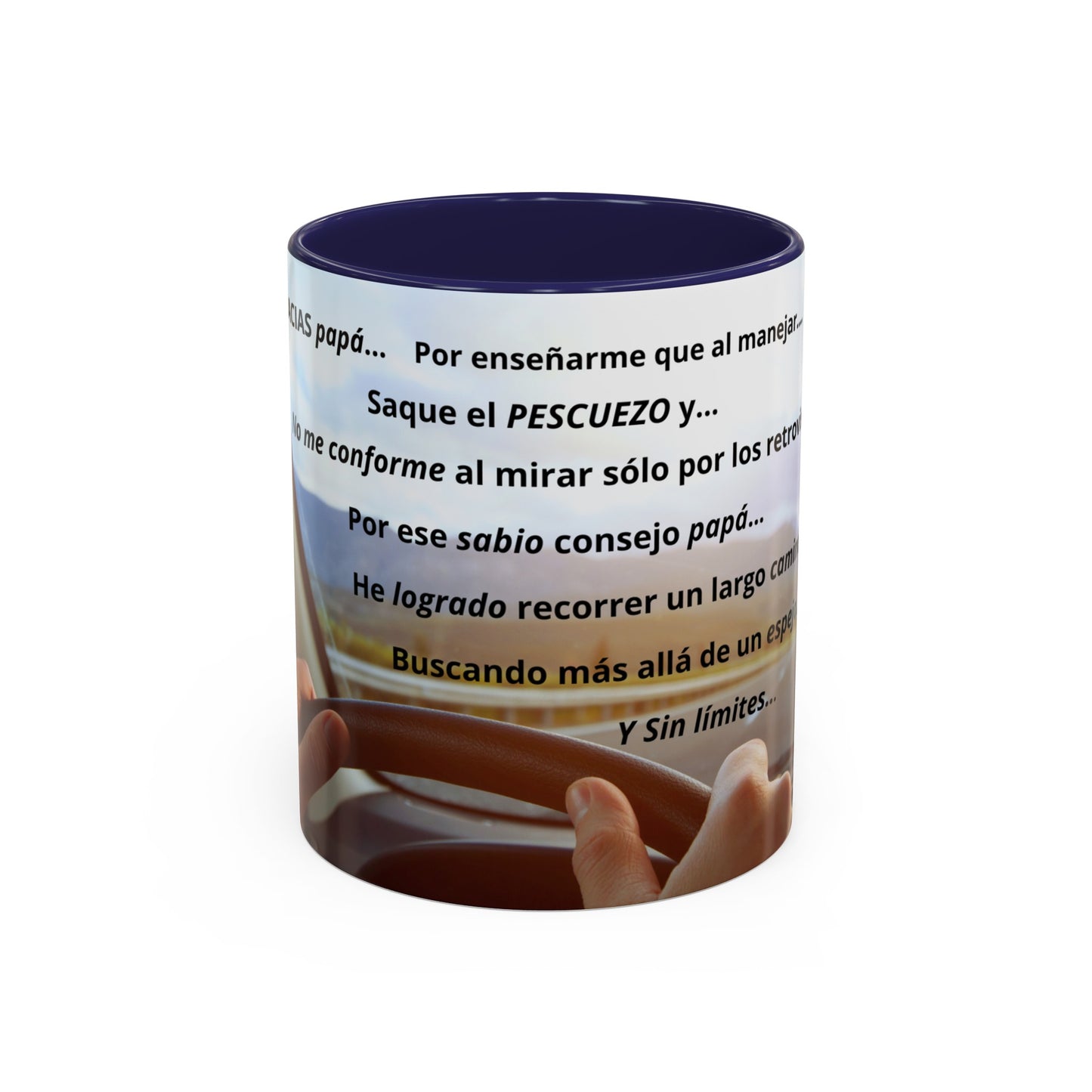 Gracias papá Accent Coffee Mug (11, 15oz)