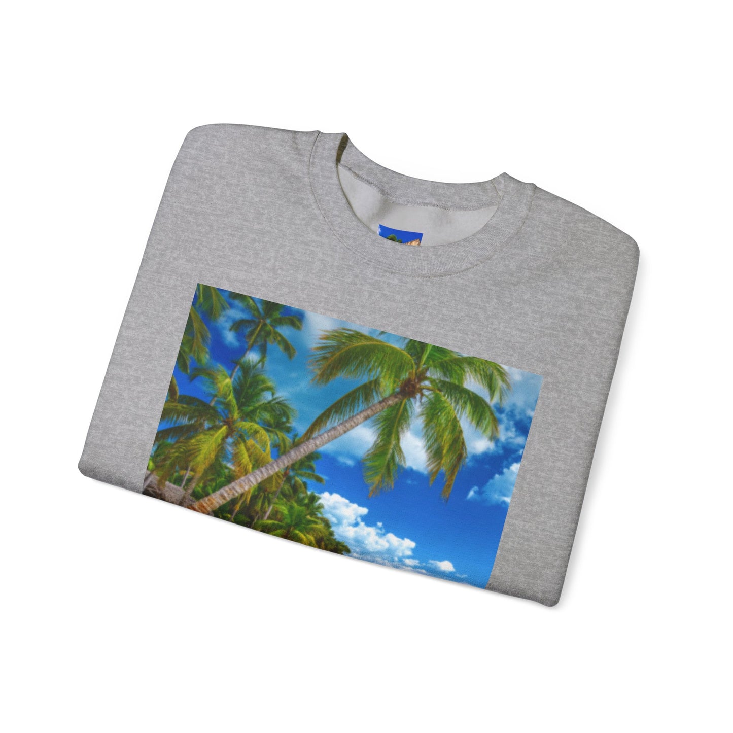QUISQUEYA HERMOSA Tropical Paradise Sweatshirt - Dios Patria Libertad, Quisqueya Hermosa, Dominican Republic Gift, Beach Vibes, Unisex Crewneck