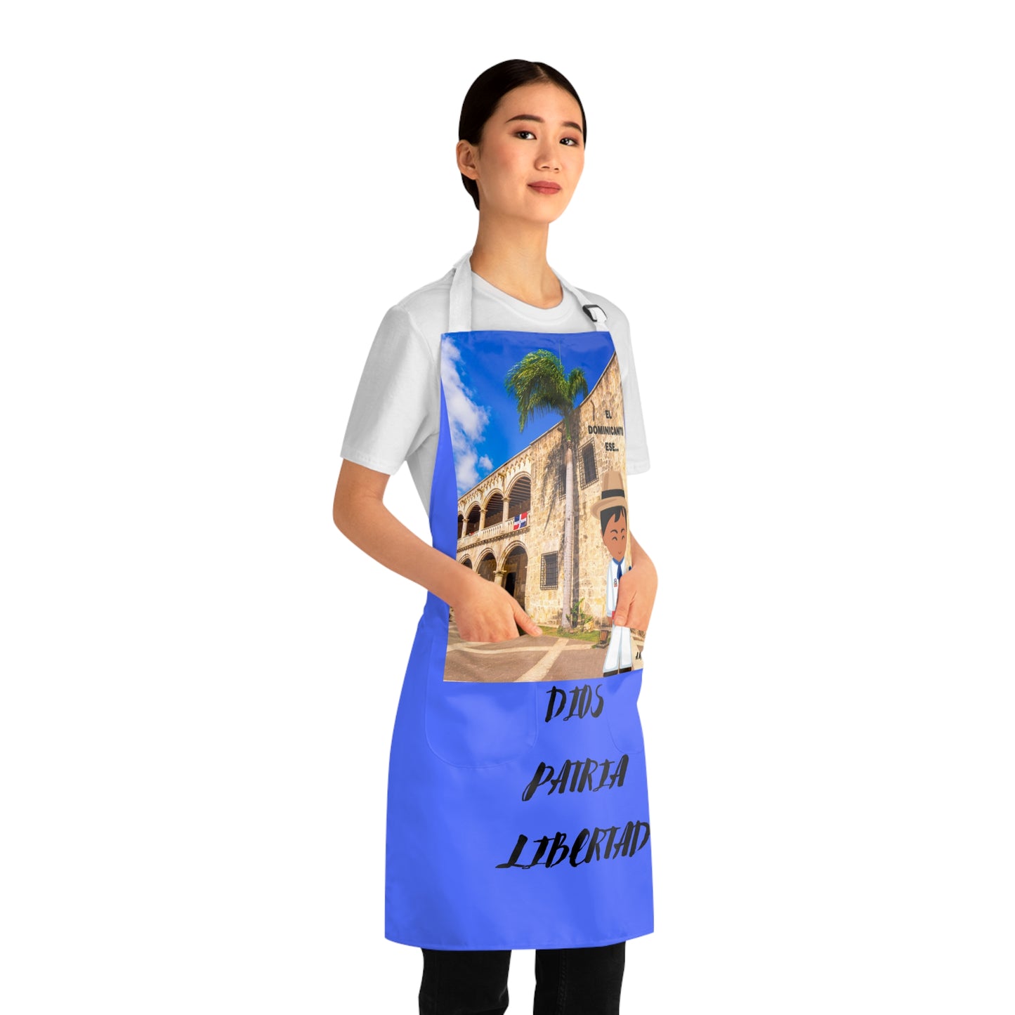 DIOS PATRIA LIBERTAD EL DOMINICANITO ESE Apron (AOP)