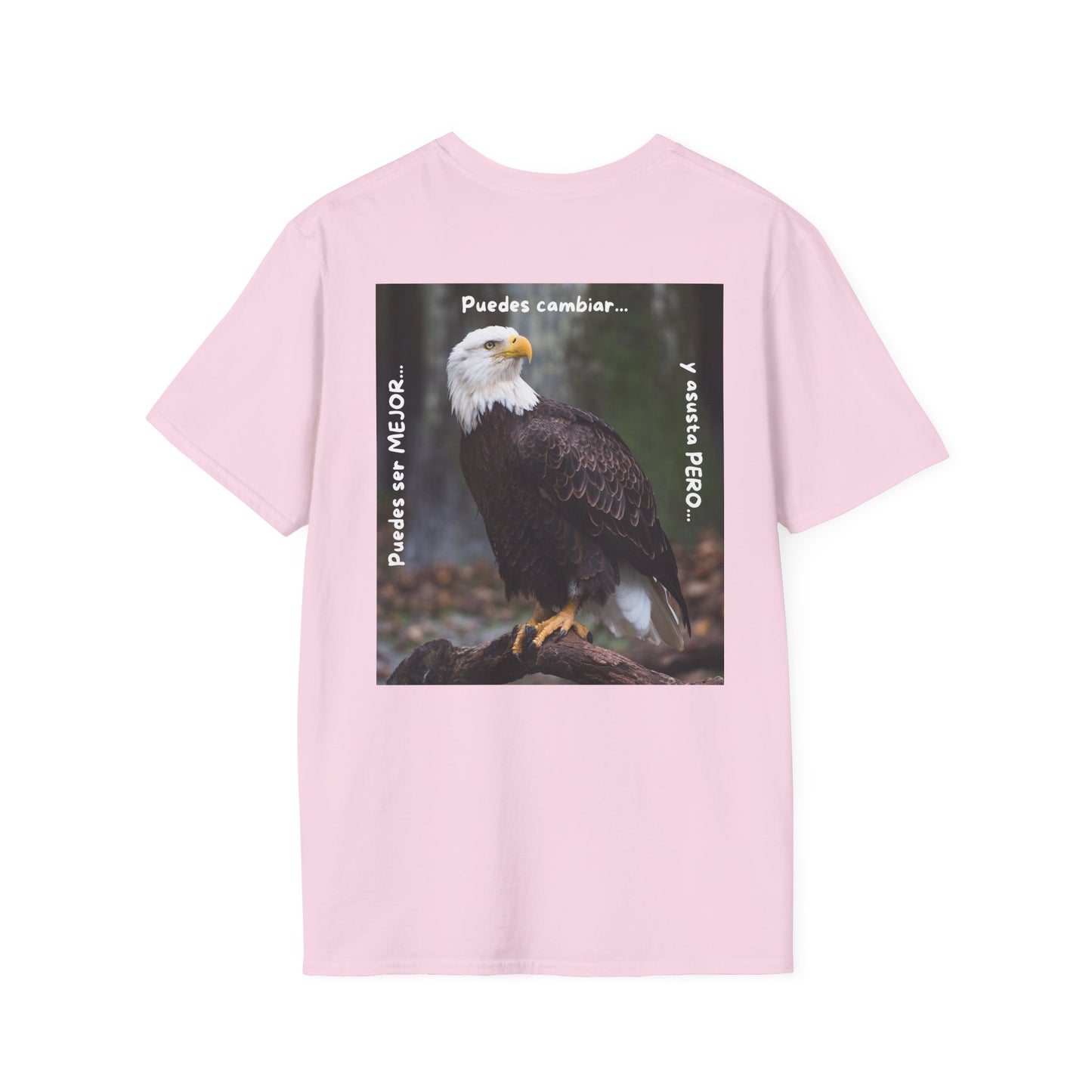 Puedes ser MEJOR Inspirational Eagle T-Shirt, Motivational Aviary Tee, Unisex Graphic Shirt, Perfect Gift for Nature Lovers