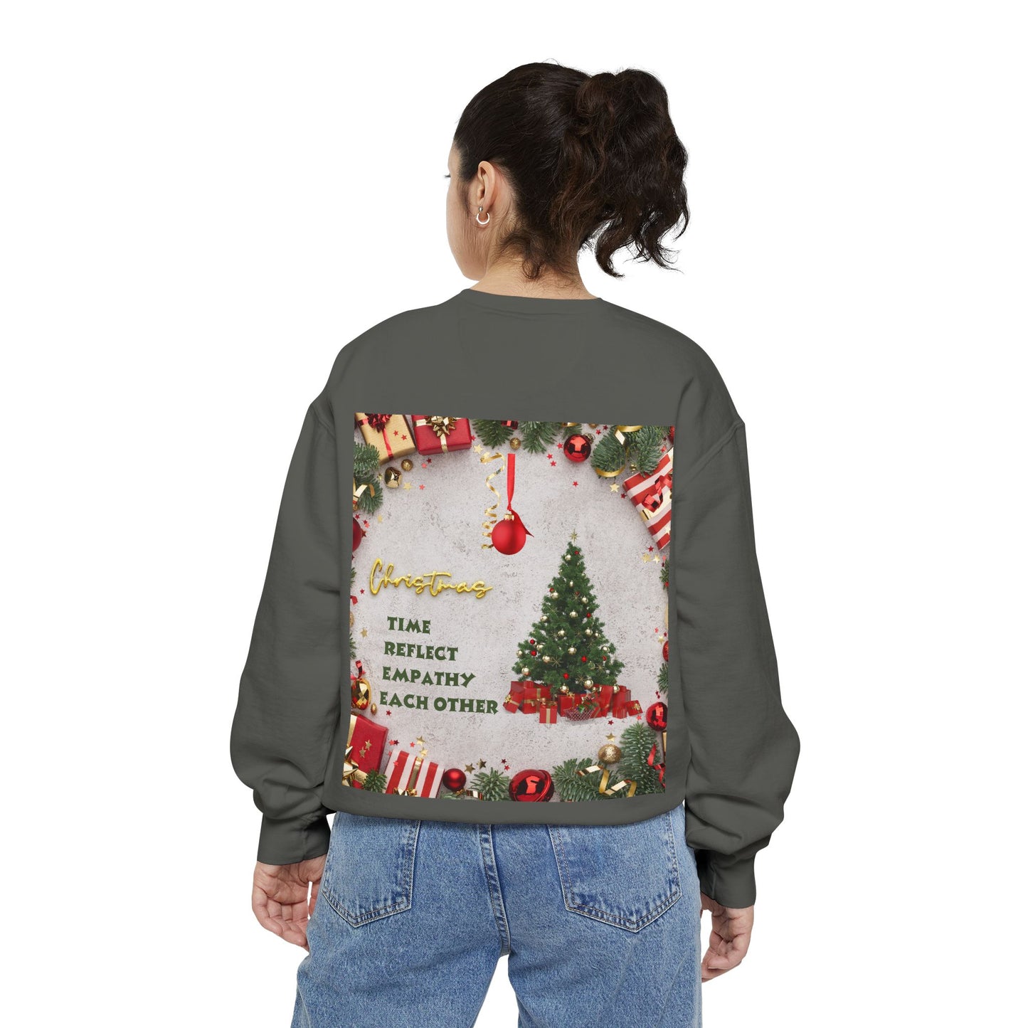 Cozy Holiday Sweatshirt - A New Life, New Hope, New Beginning, Christmas Gift, Unisex Apparel, Festive Wear, Winter Fashion