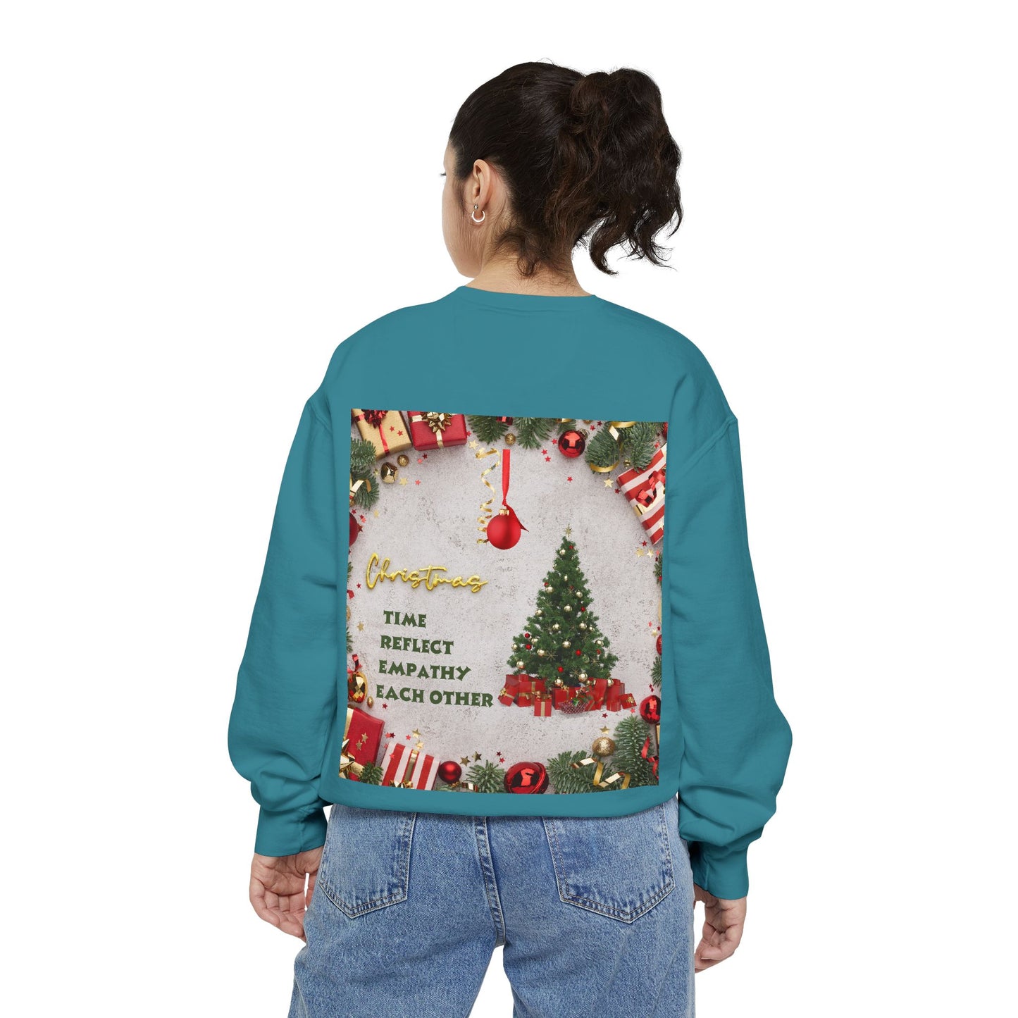 Cozy Holiday Sweatshirt - A New Life, New Hope, New Beginning, Christmas Gift, Unisex Apparel, Festive Wear, Winter Fashion