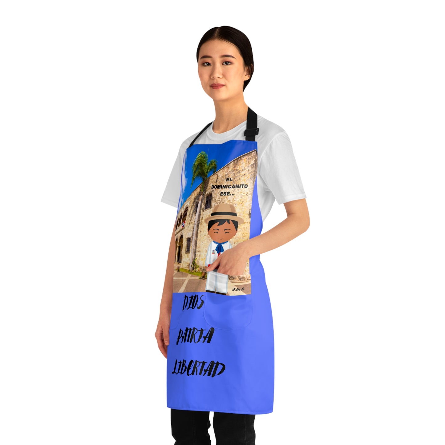 DIOS PATRIA LIBERTAD EL DOMINICANITO ESE Apron (AOP)