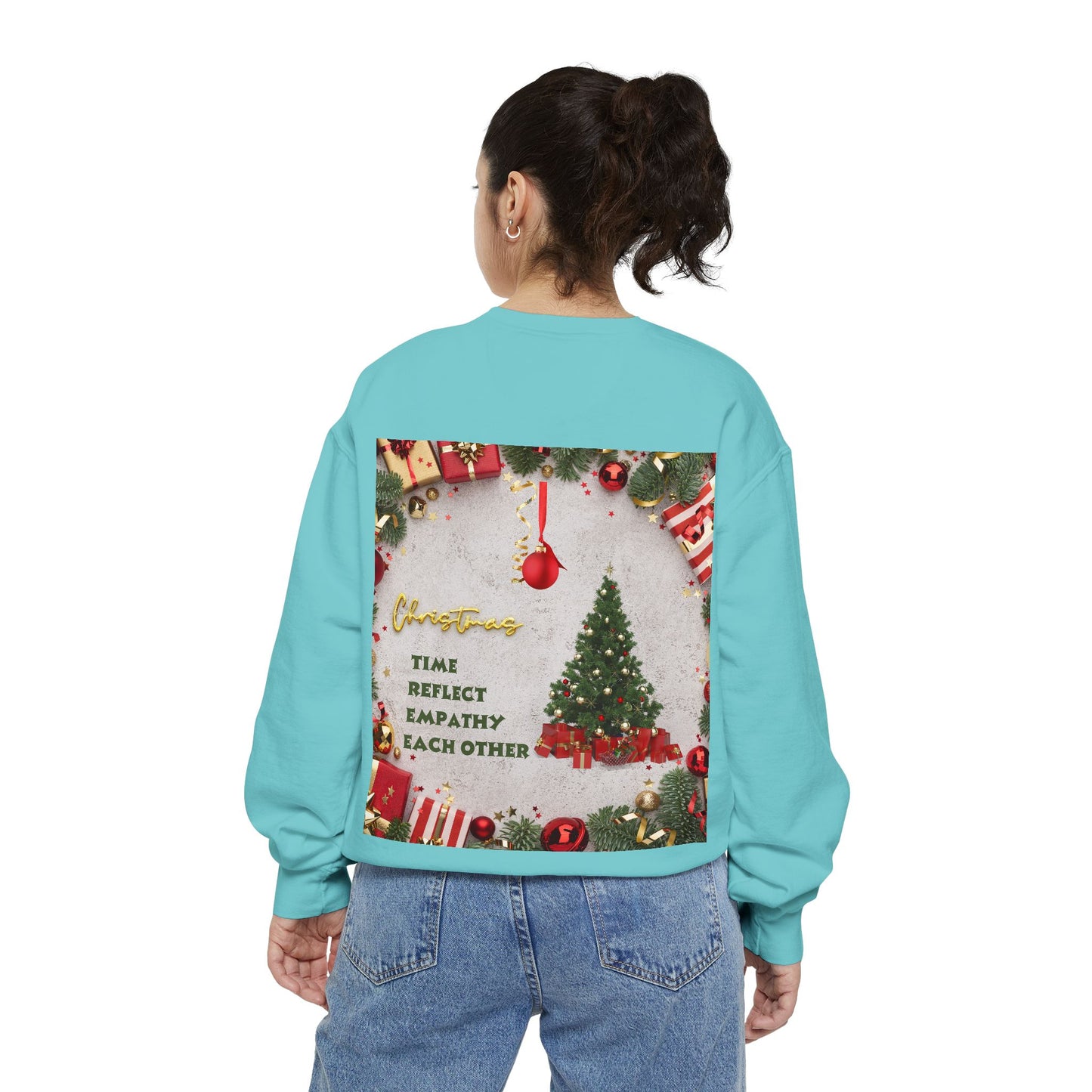 Cozy Holiday Sweatshirt - A New Life, New Hope, New Beginning, Christmas Gift, Unisex Apparel, Festive Wear, Winter Fashion