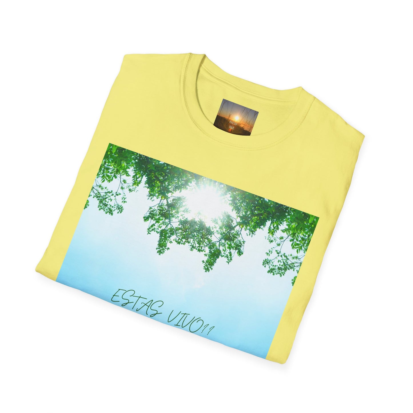 ESTAS VIVO? Serene Nature T-Shirt, Yoga Wear, Mindfulness Tee, Inspirational Shirt, Relaxation Gift, Unisex Summer Top