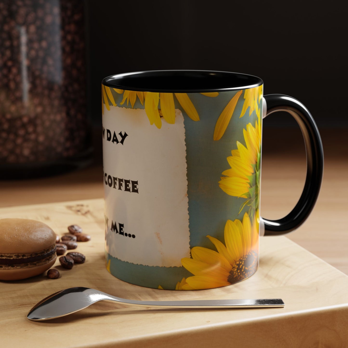 A NEW COFFEE A NEW DAY A NEW ME... Accent Coffee Mug, 11oz