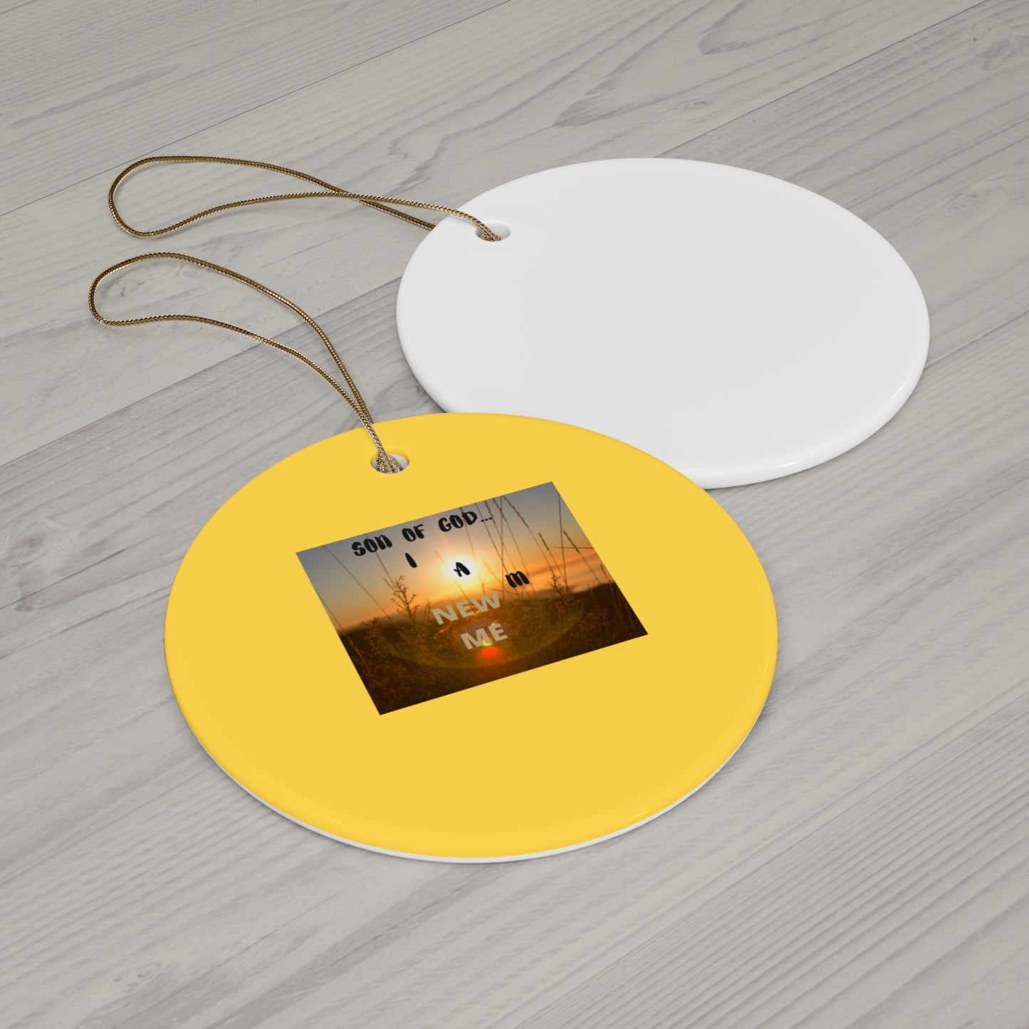 SON OF GOD Ceramic Ornament, 4 Shapes